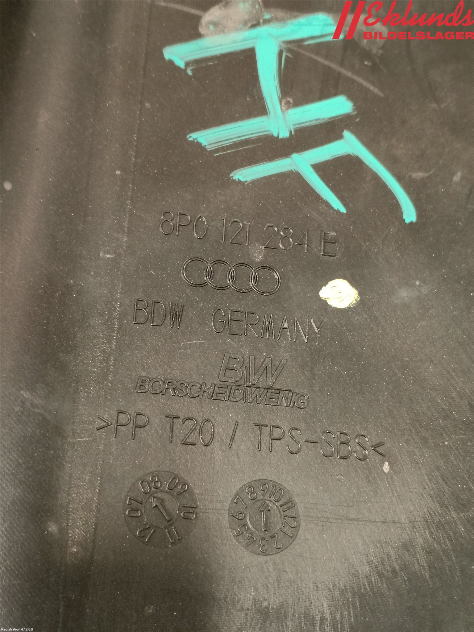 Audi A3/S3 05-13 Deflektor Plåt-Plast Kylning