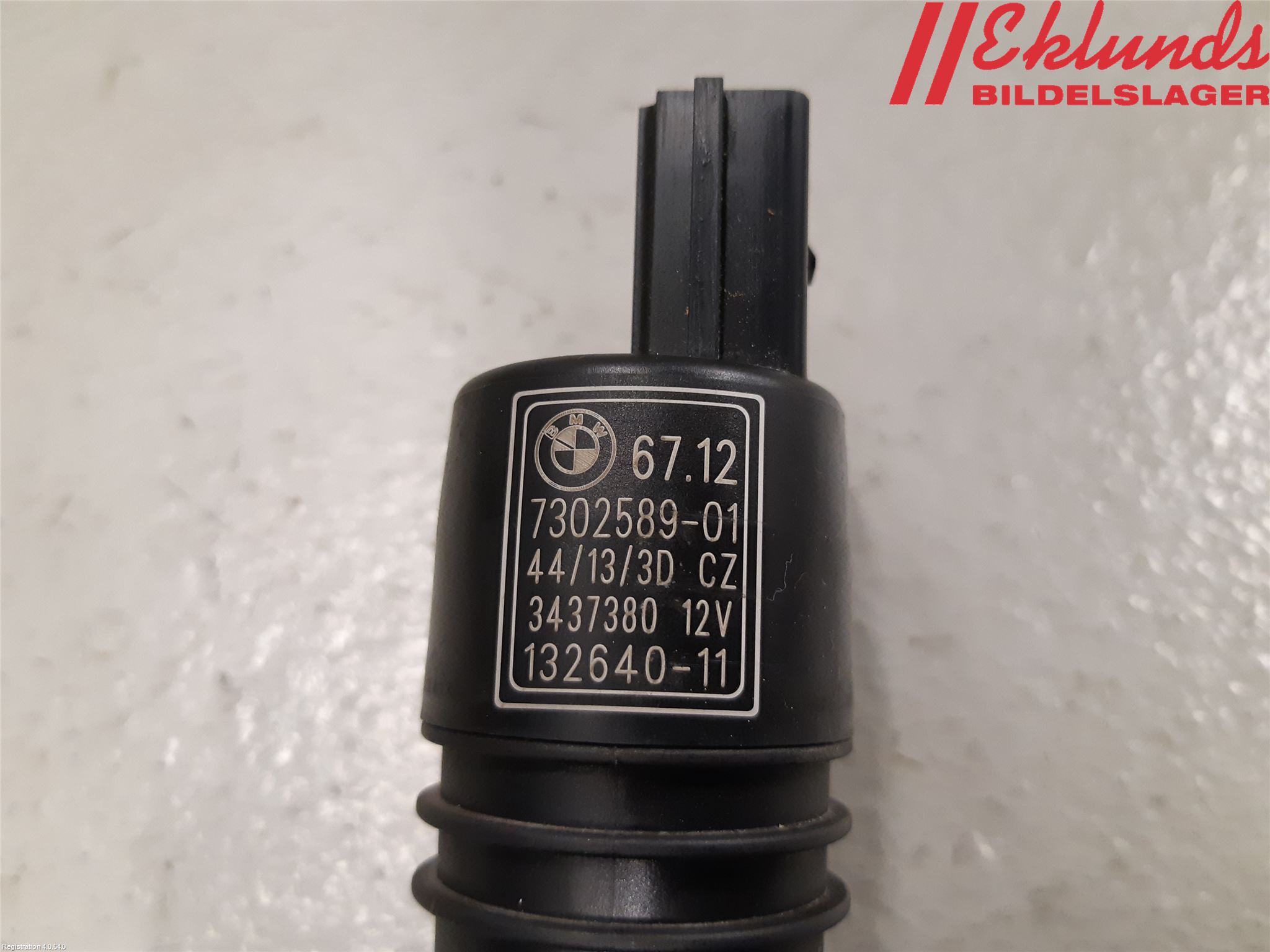 BMW 4 F32/F33/F82/F83 13-20 Spolarpump Vindruta