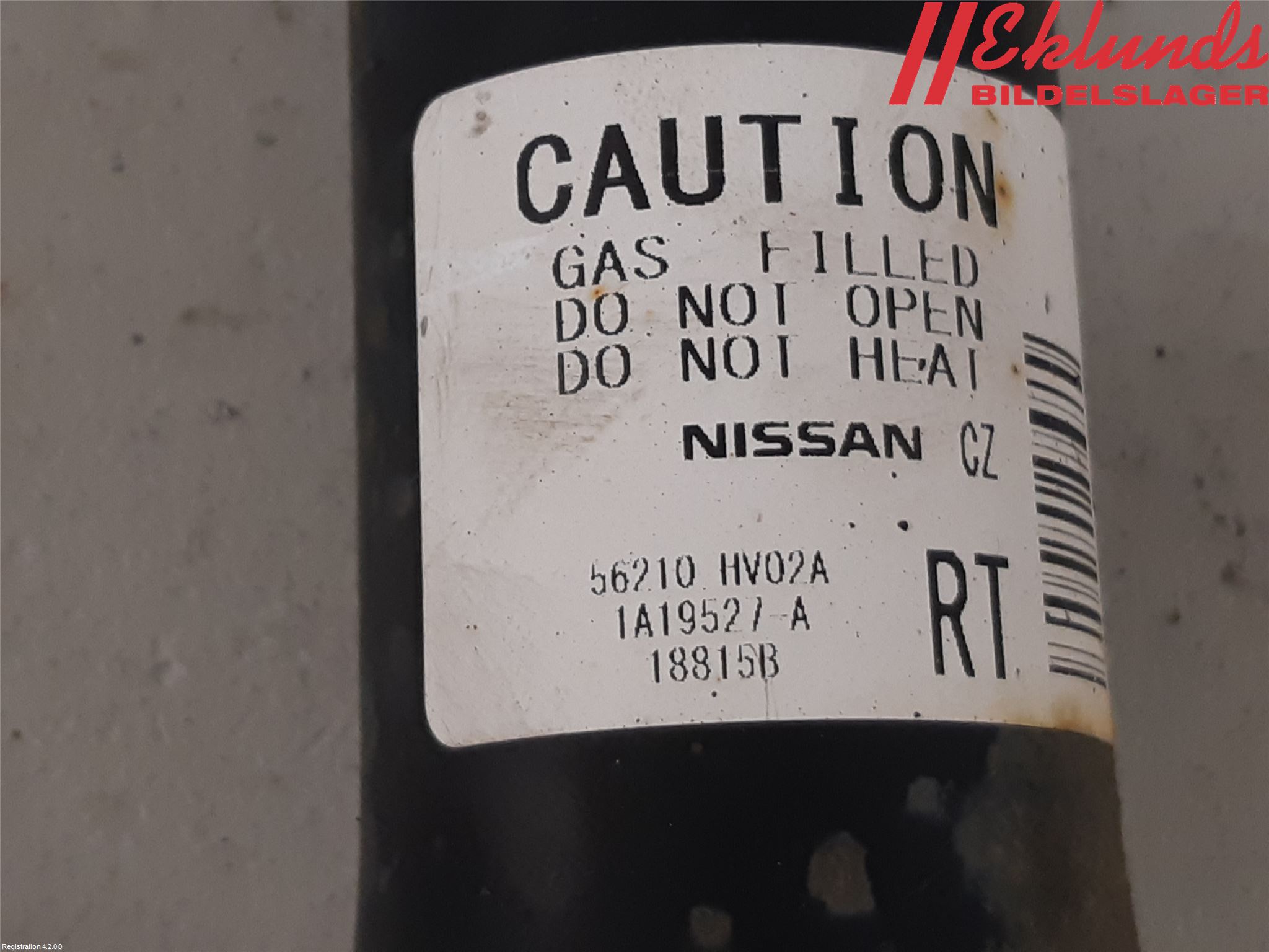 Nissan QASHQAI 17-21 Stötdämpare Bak