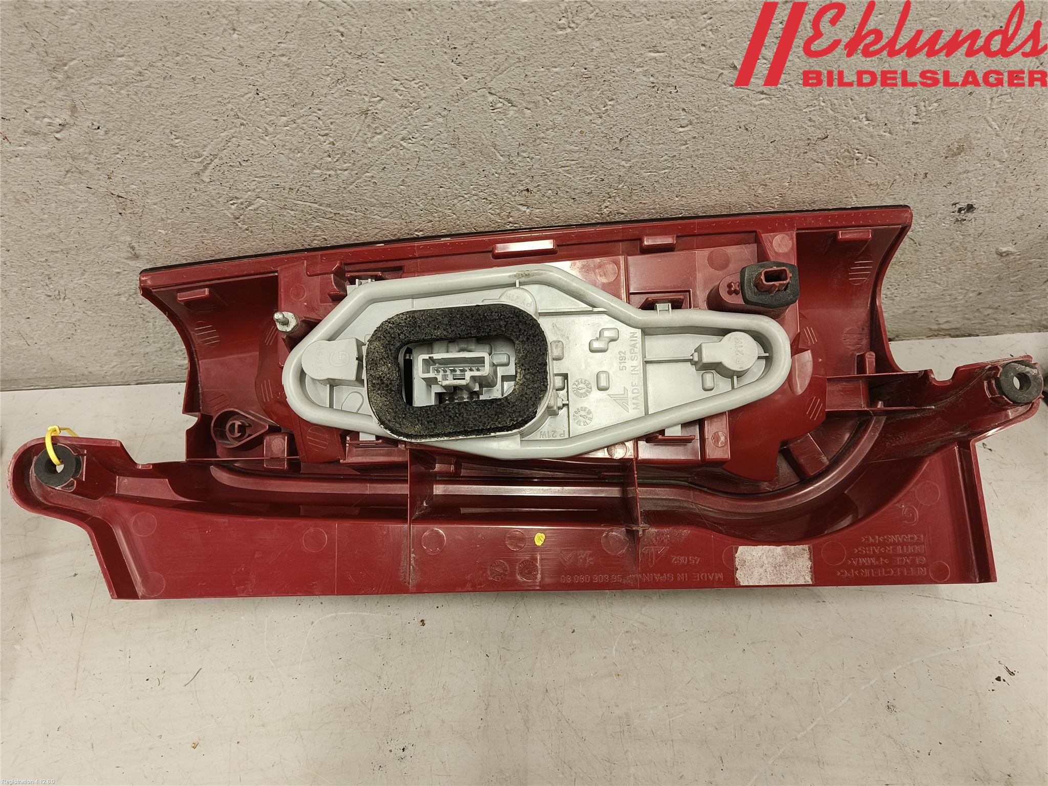 Citroen BERLINGO 08-18 Bakljus Vänster