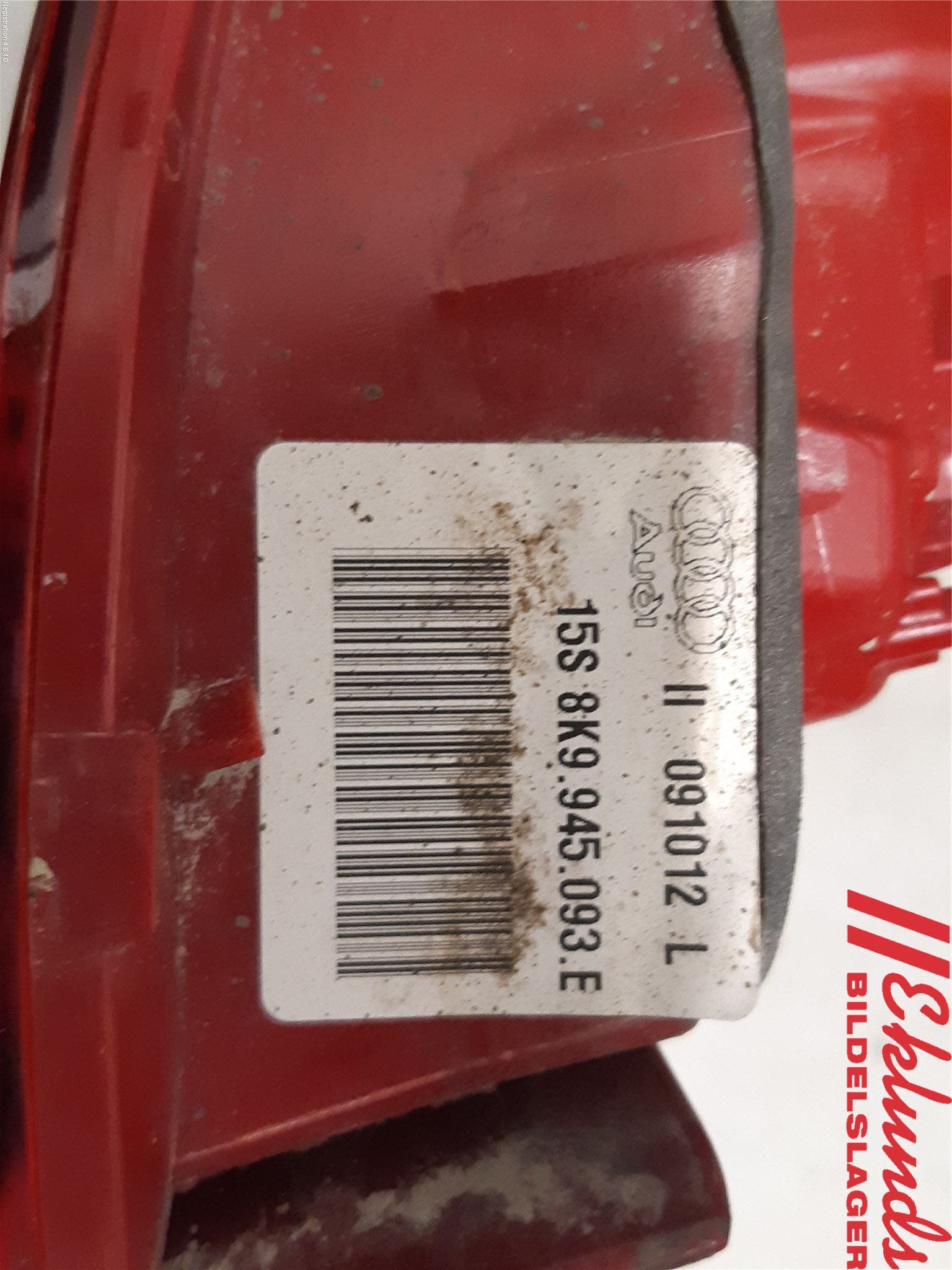 Audi A4 ALLROAD 09-16 Bakljus Lucka Vä