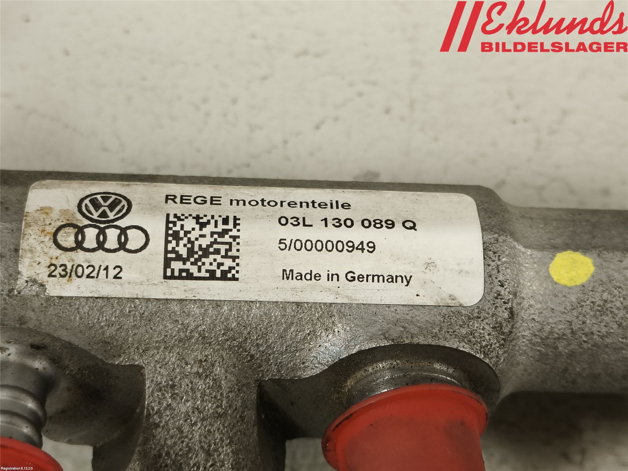 Audi A6/S6 4G 11-18 Inj. Fuelrail