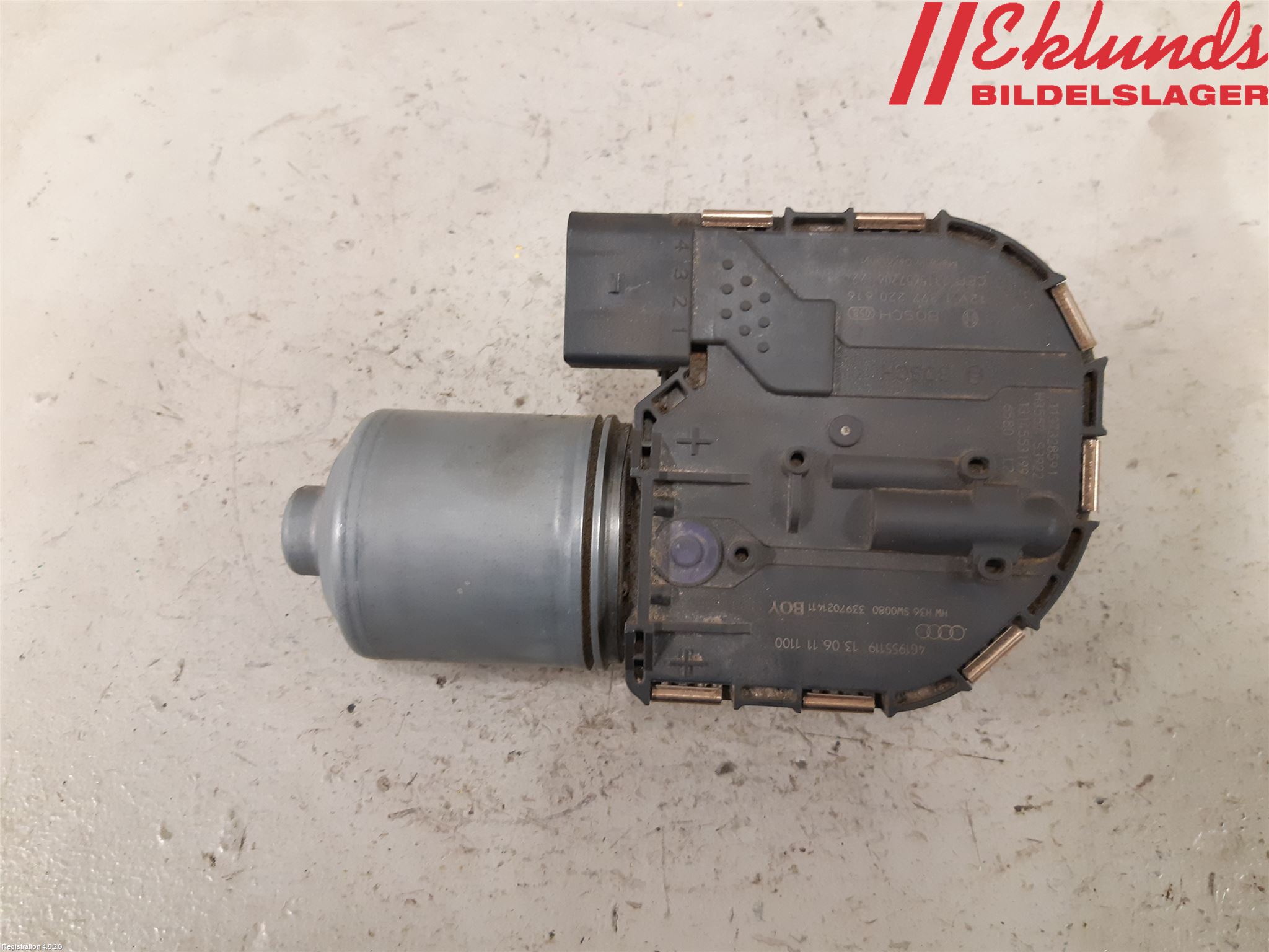 Audi A6/S6 4G 11-18 Torkarmotor Vindruta