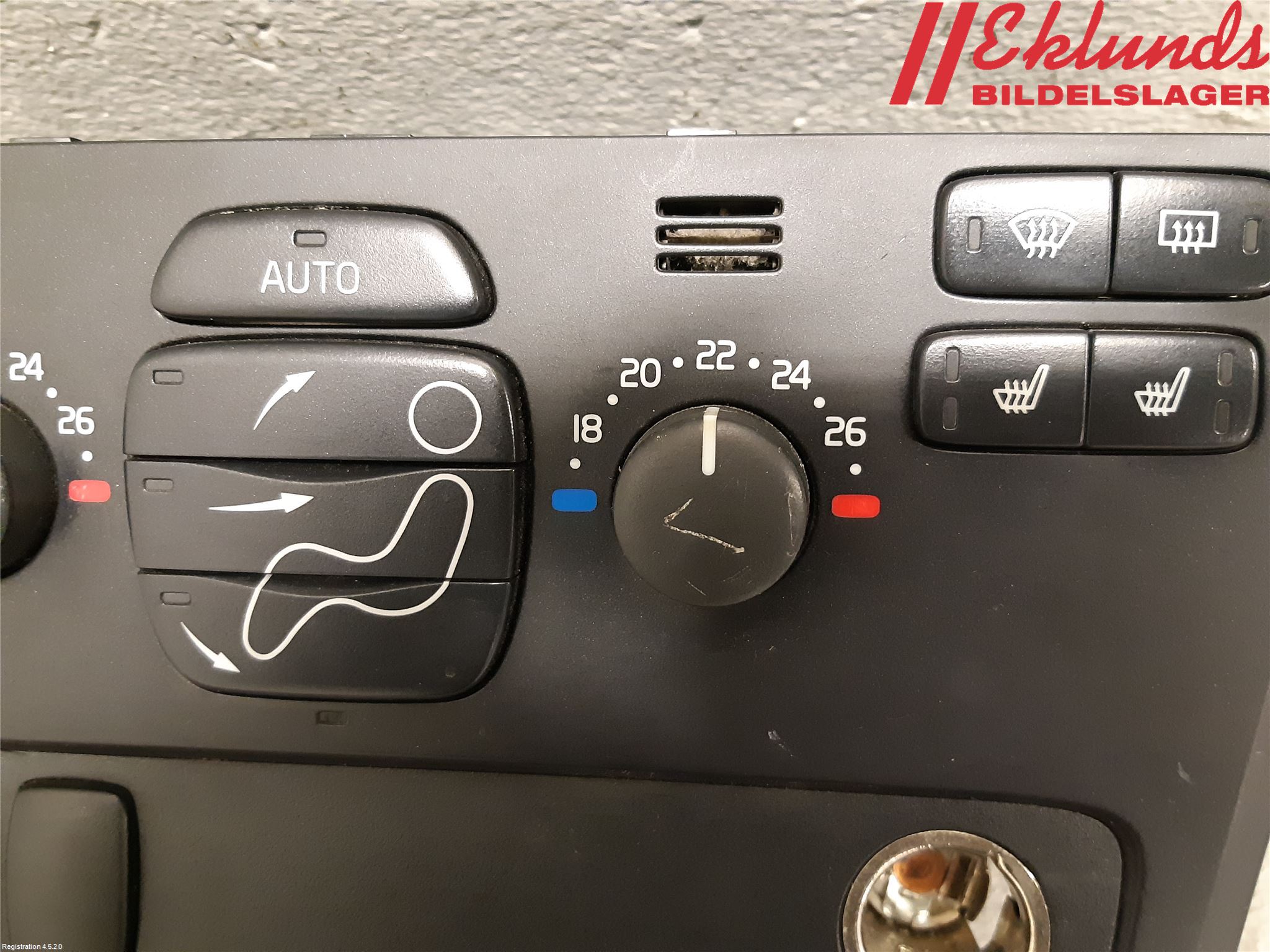 Volvo S60 01-04 Ac Styrenhet Ac Manöveren