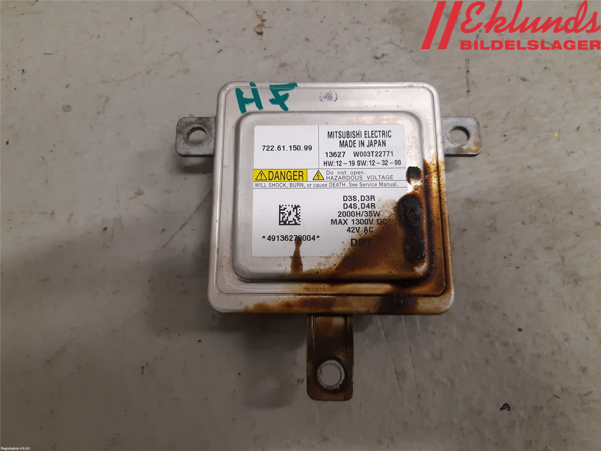 Volvo V40 12-19 Styrenhet Strålkastare