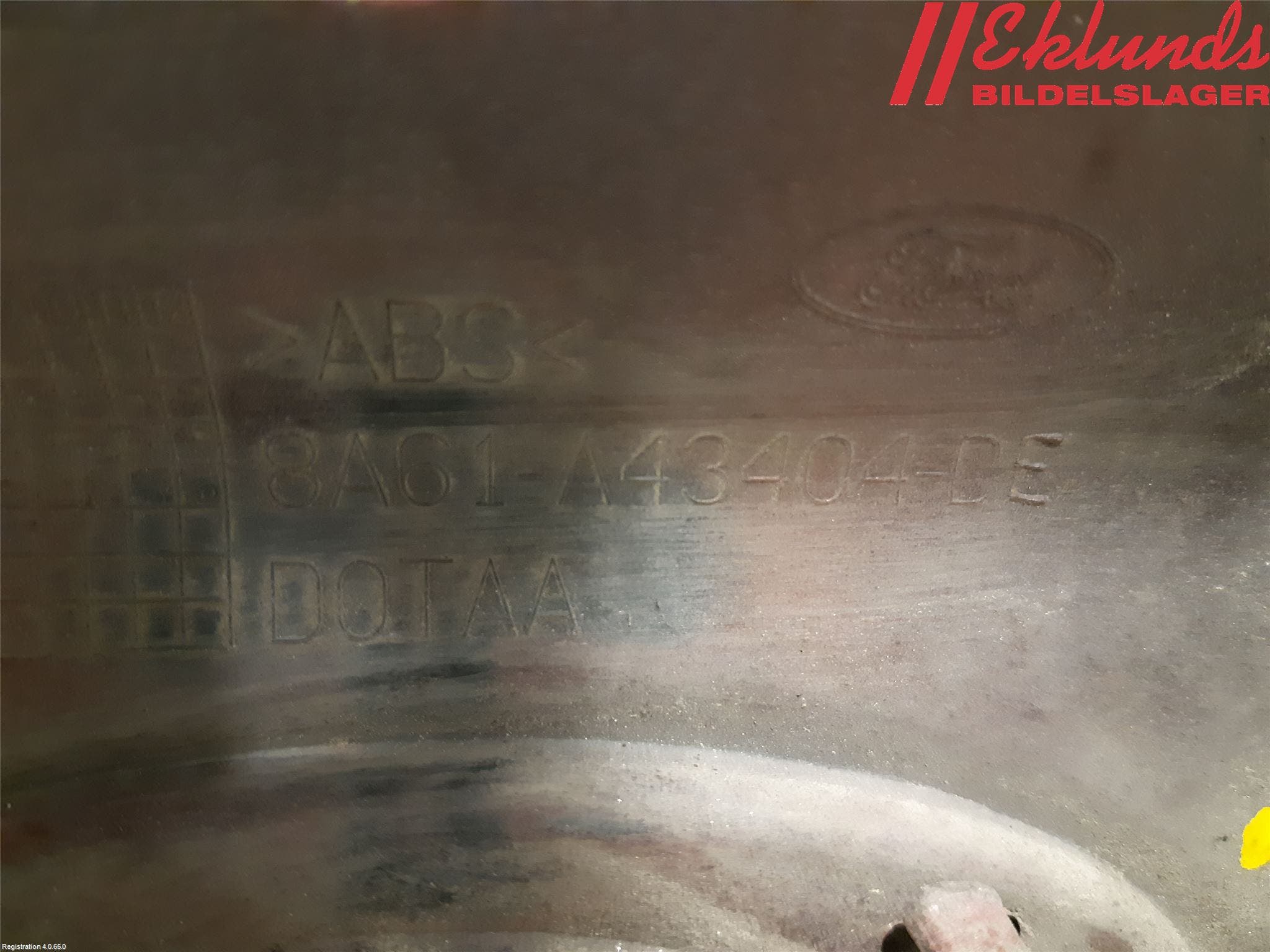 Ford FIESTA 09-12 Bakluckehandtag