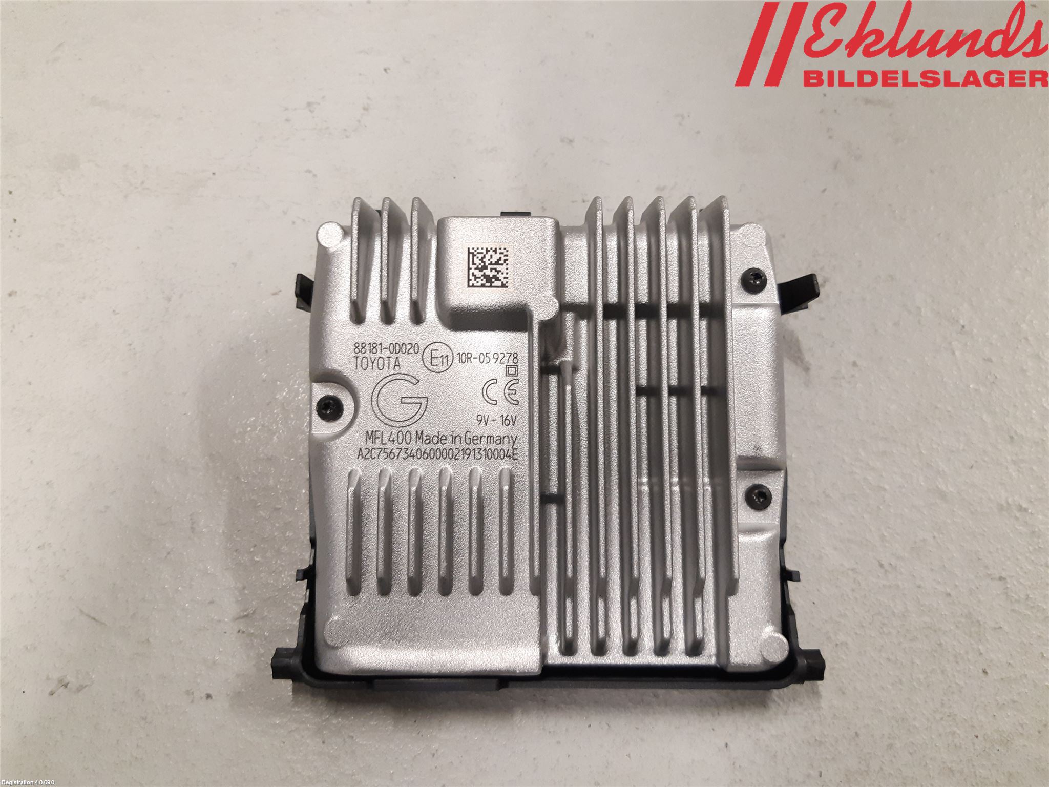 Toyota YARIS XP130 15-20 Sensor Aktivt Kollisionsskydd