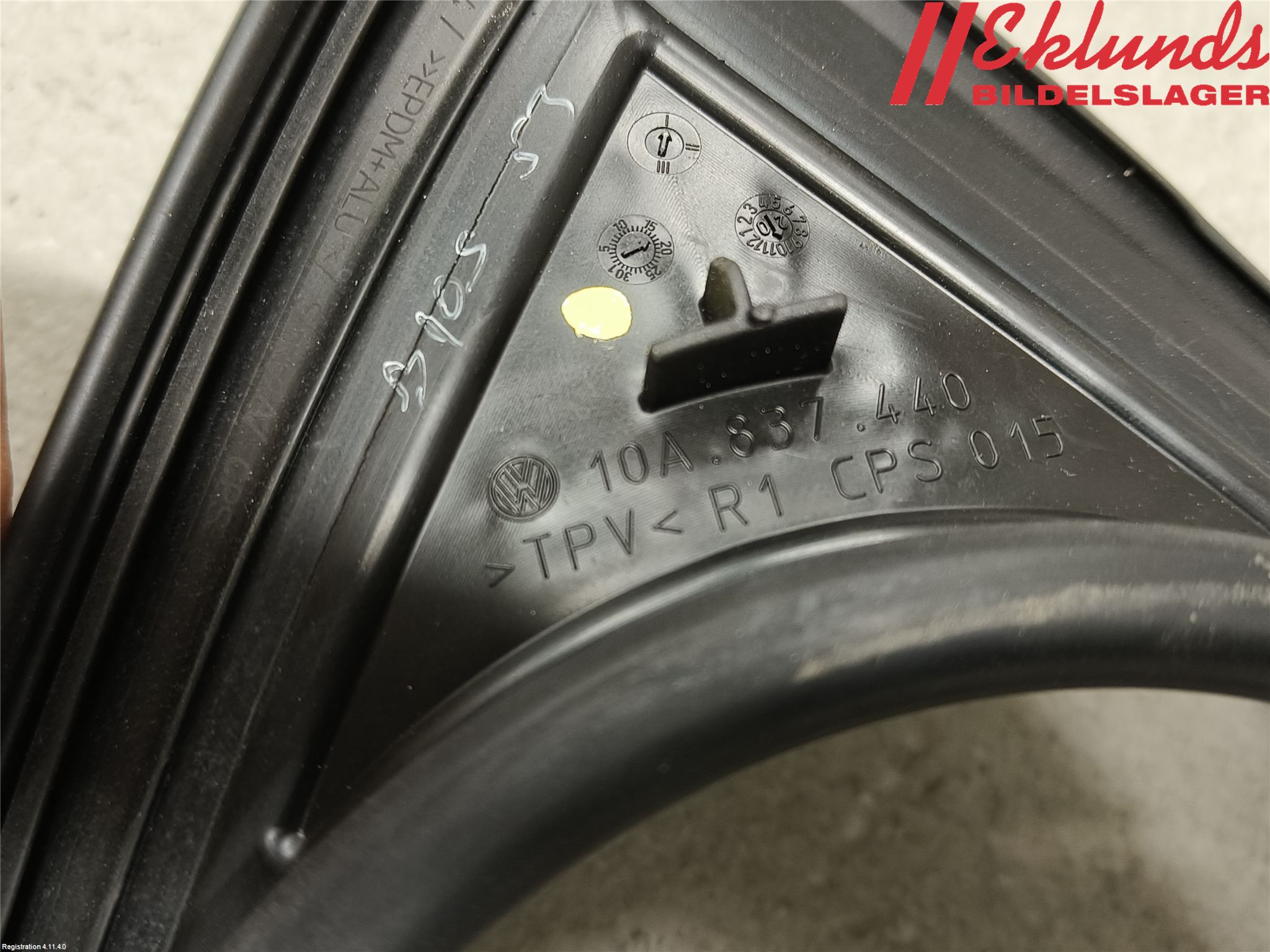 Volkswagen VW ID.3 21- Dörr Gummilist