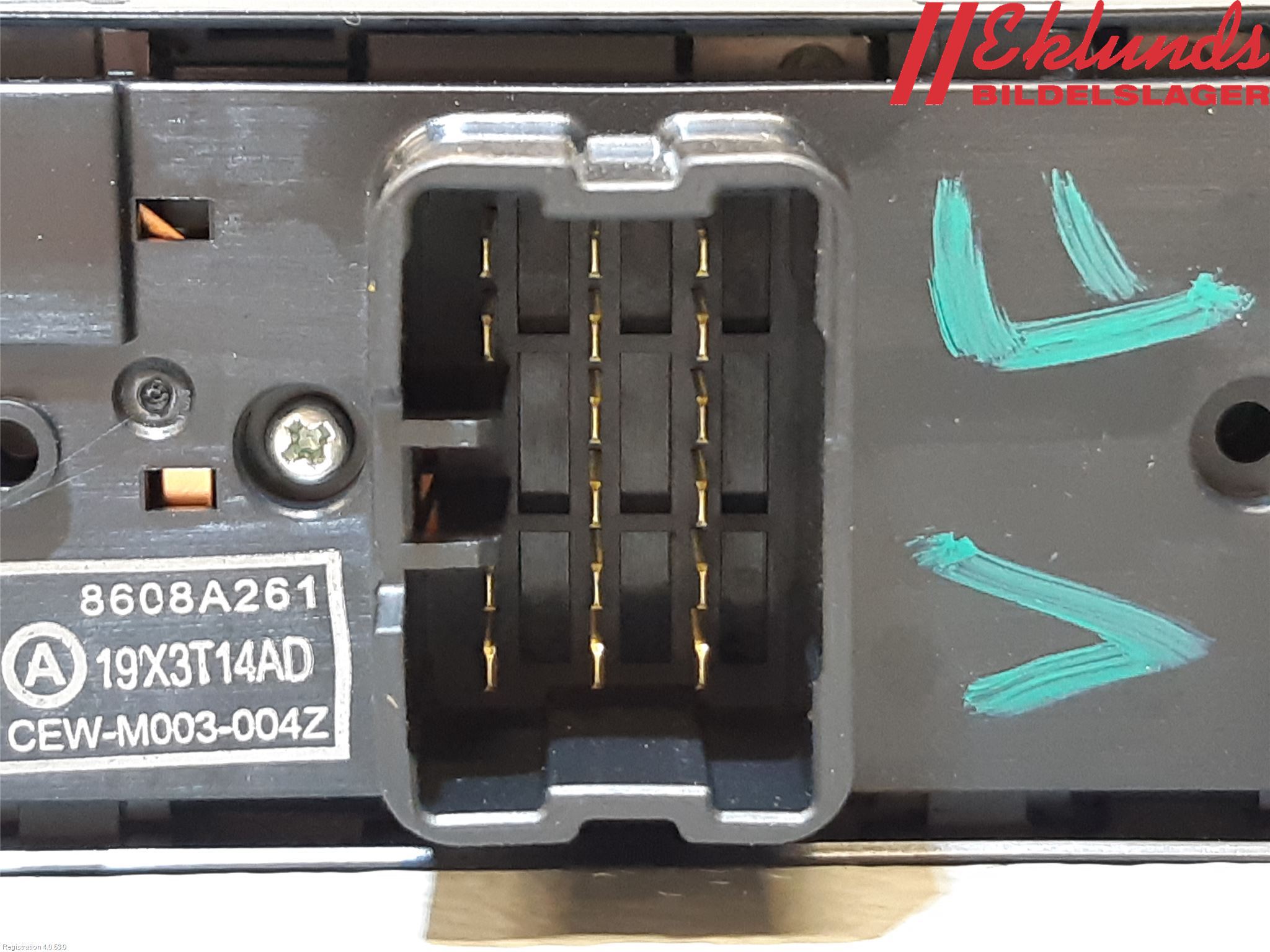 Mitsubishi ASX 10-22 Strömställare Elhiss