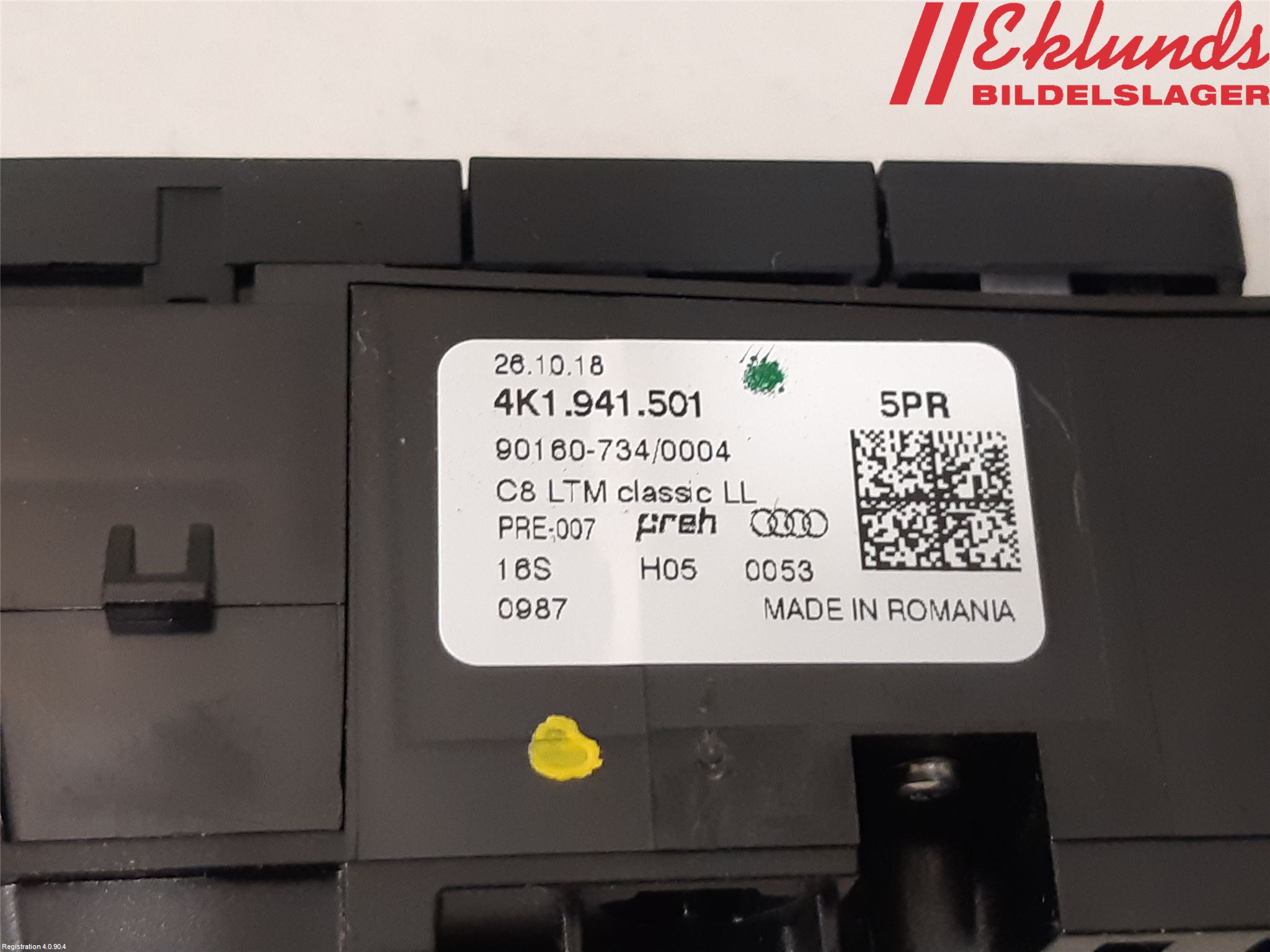 Audi A6 F2/C8 19- Strömställare Ljus