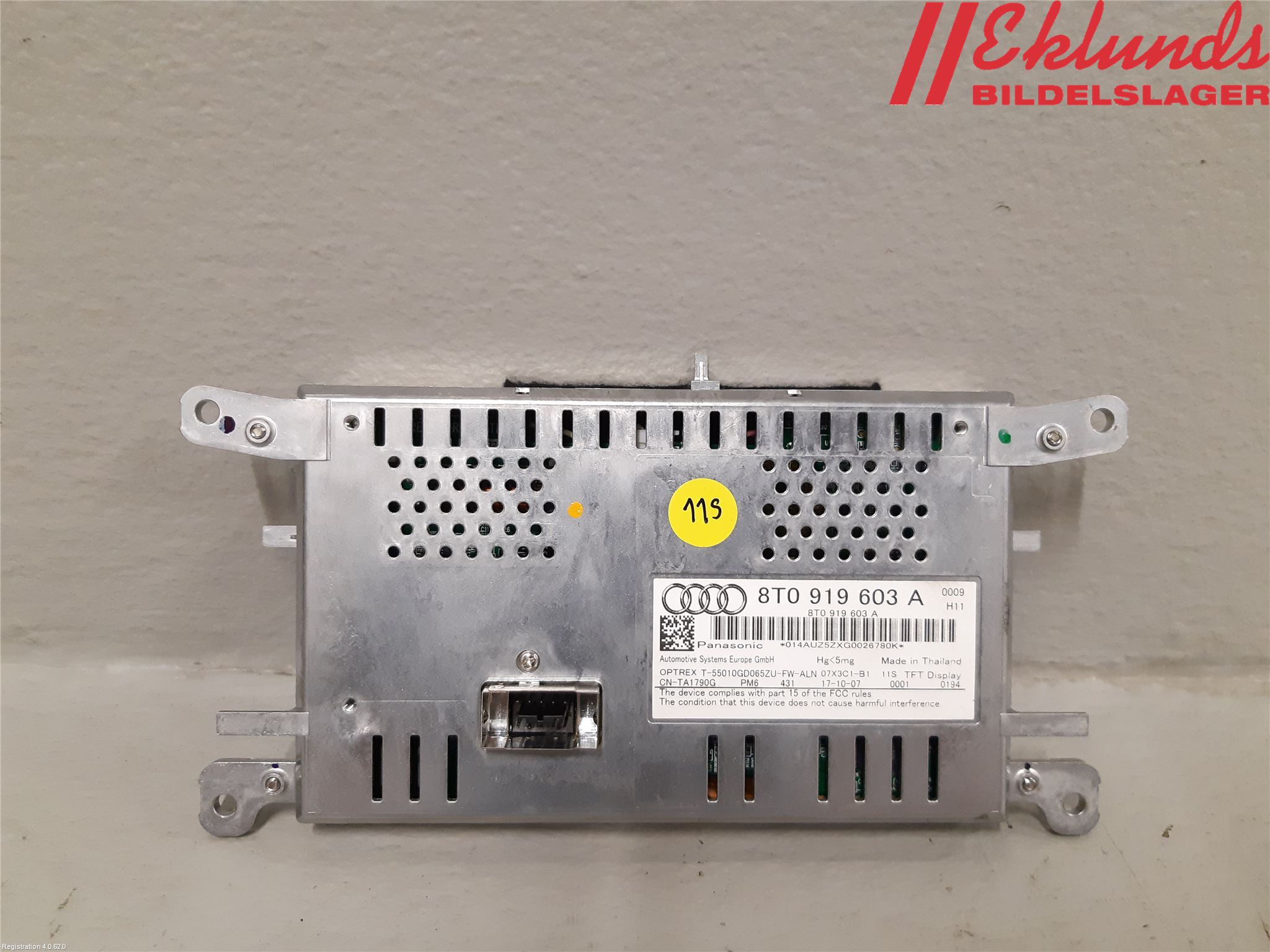 Audi A4/S4 08-11 Multifunktionsdisplay