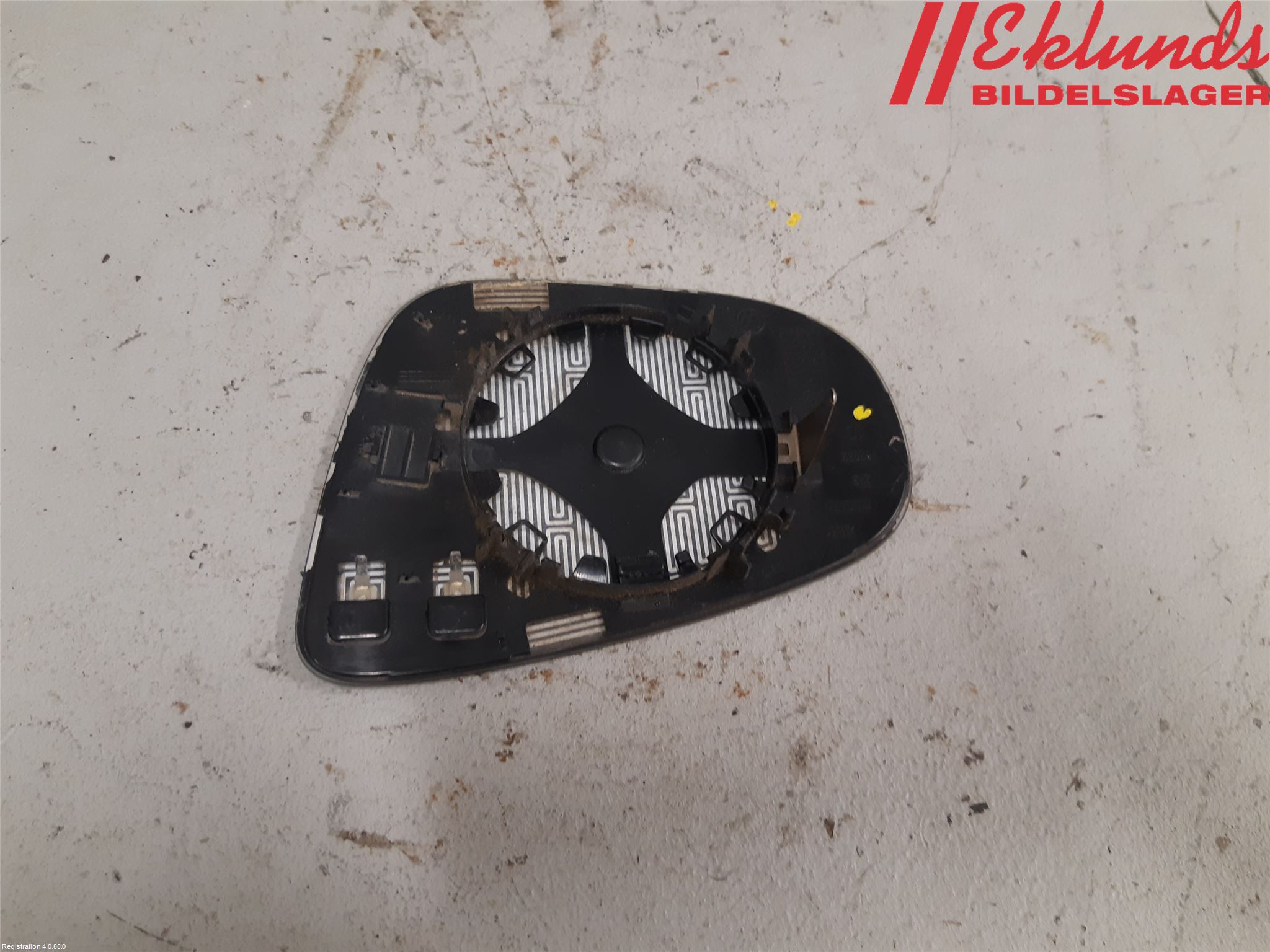 Volkswagen VW GOLF VI 09-13 Spegelglas Hö