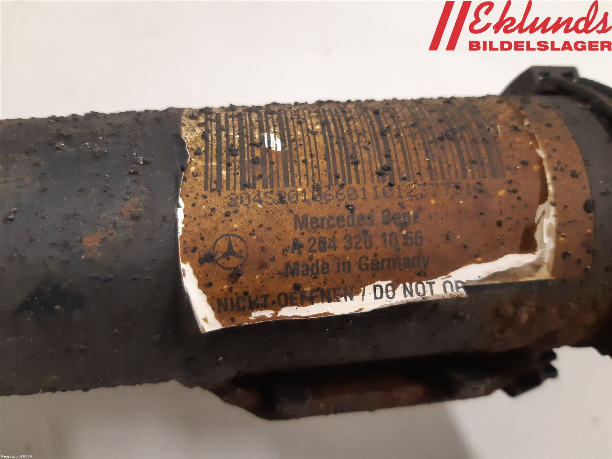 Mercedes-Benz MB C-KLASS (W204) 07-15 Fjäderben Fram Vänster