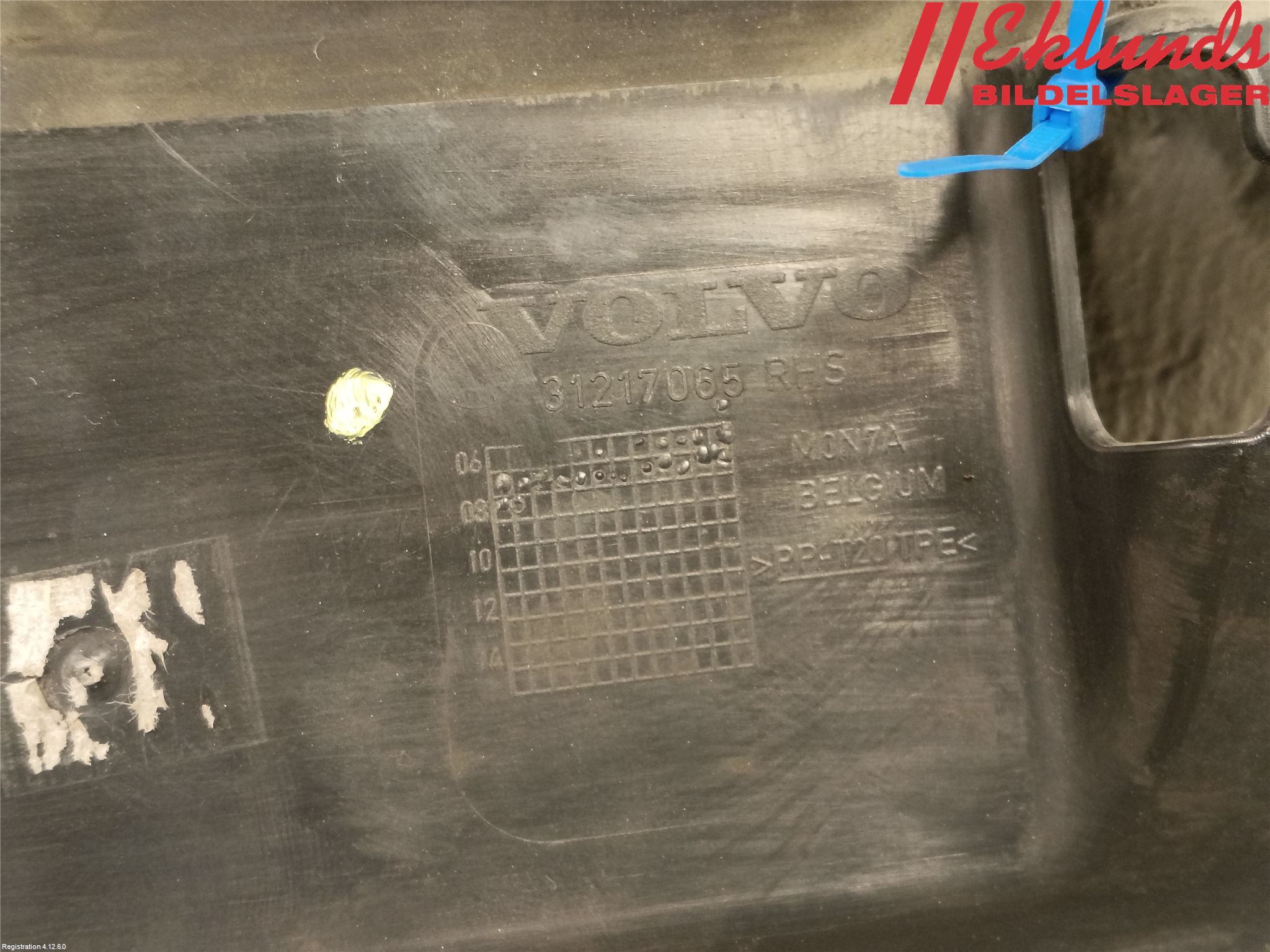 Volvo V70 08-13 Deflektor Plåt-Plast Kylning