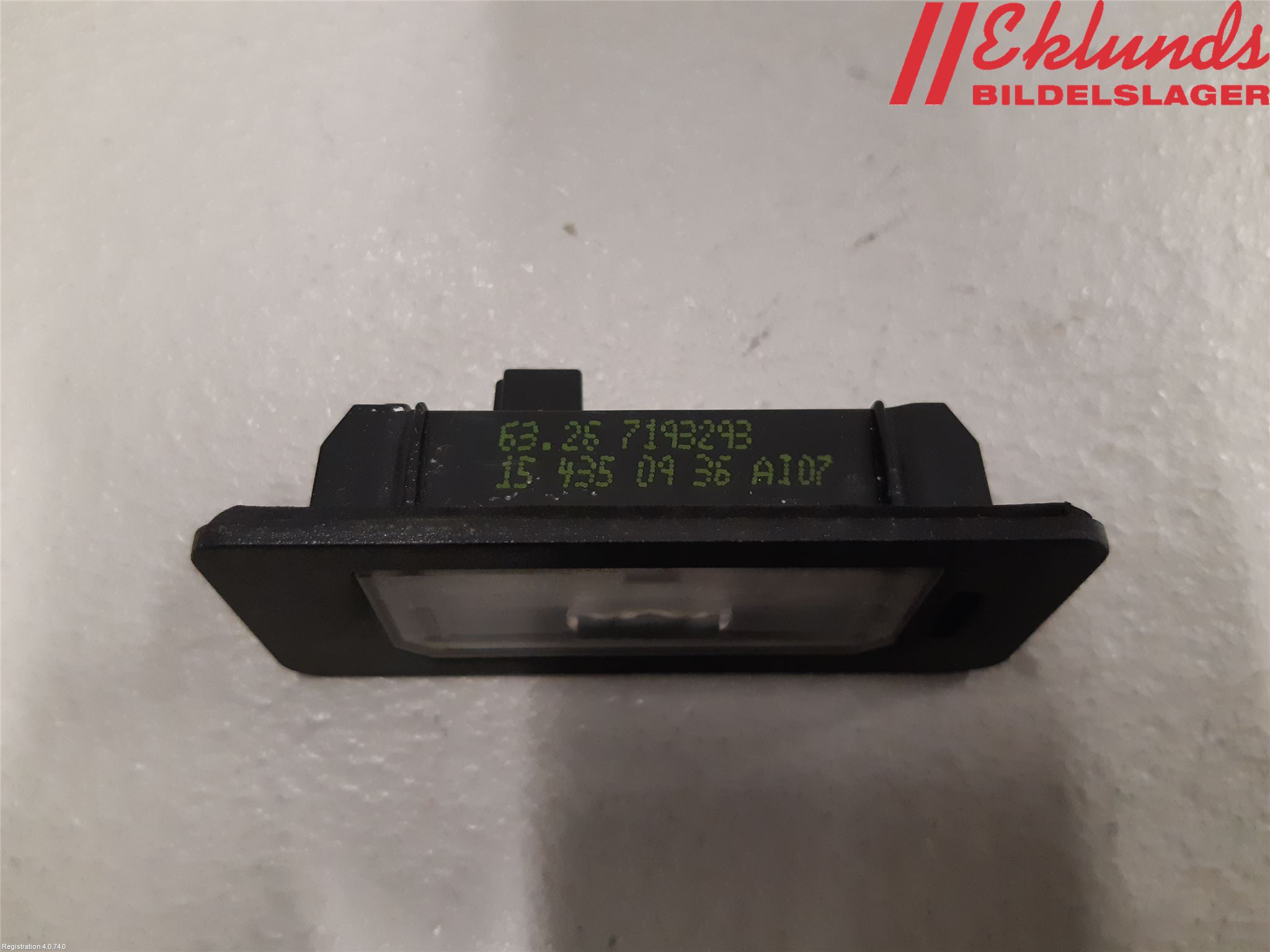 BMW X1 F48 15-22 Skylt Belysning