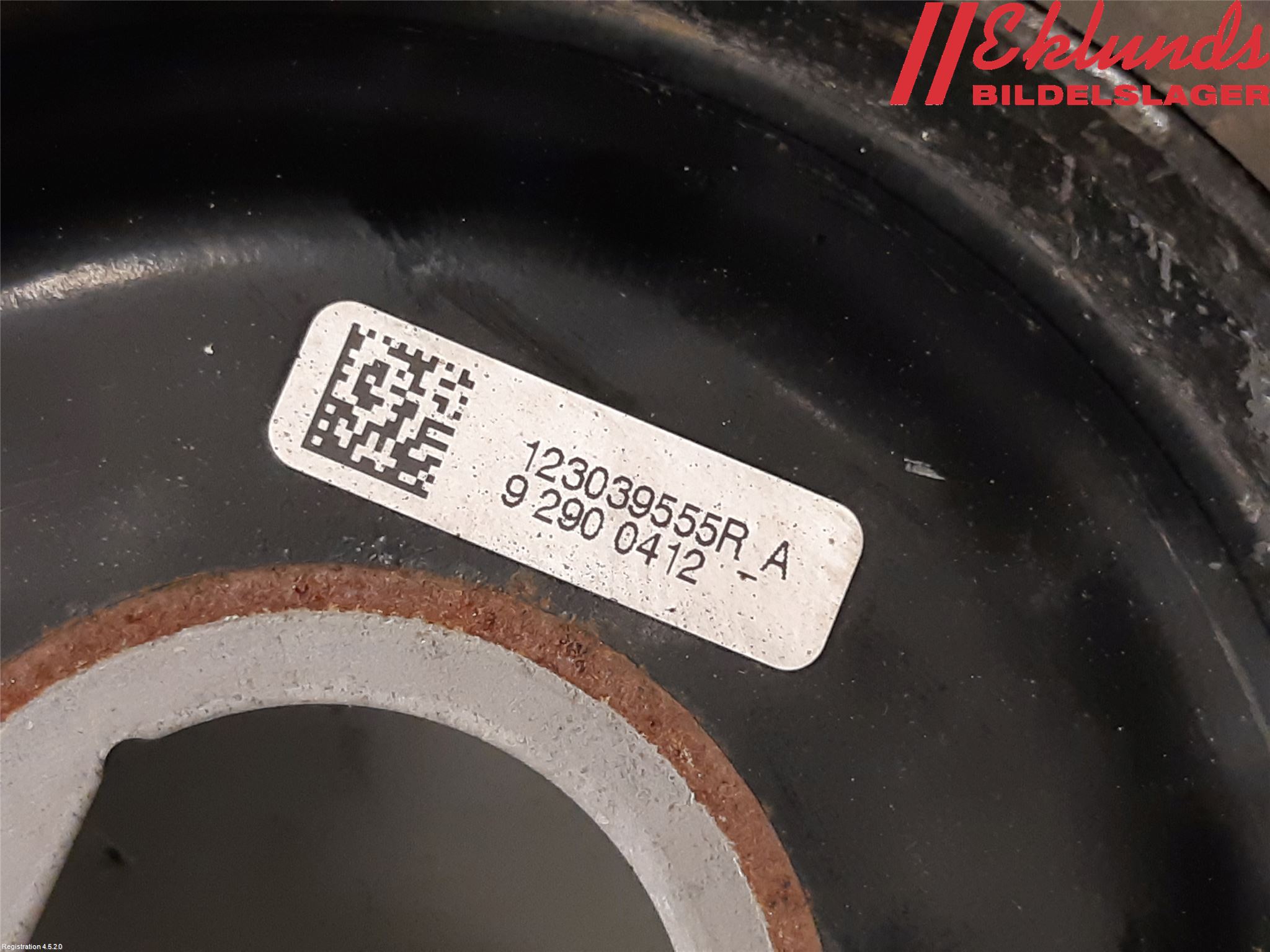 Renault TRAFIC/E-TECH 15- Remskiva