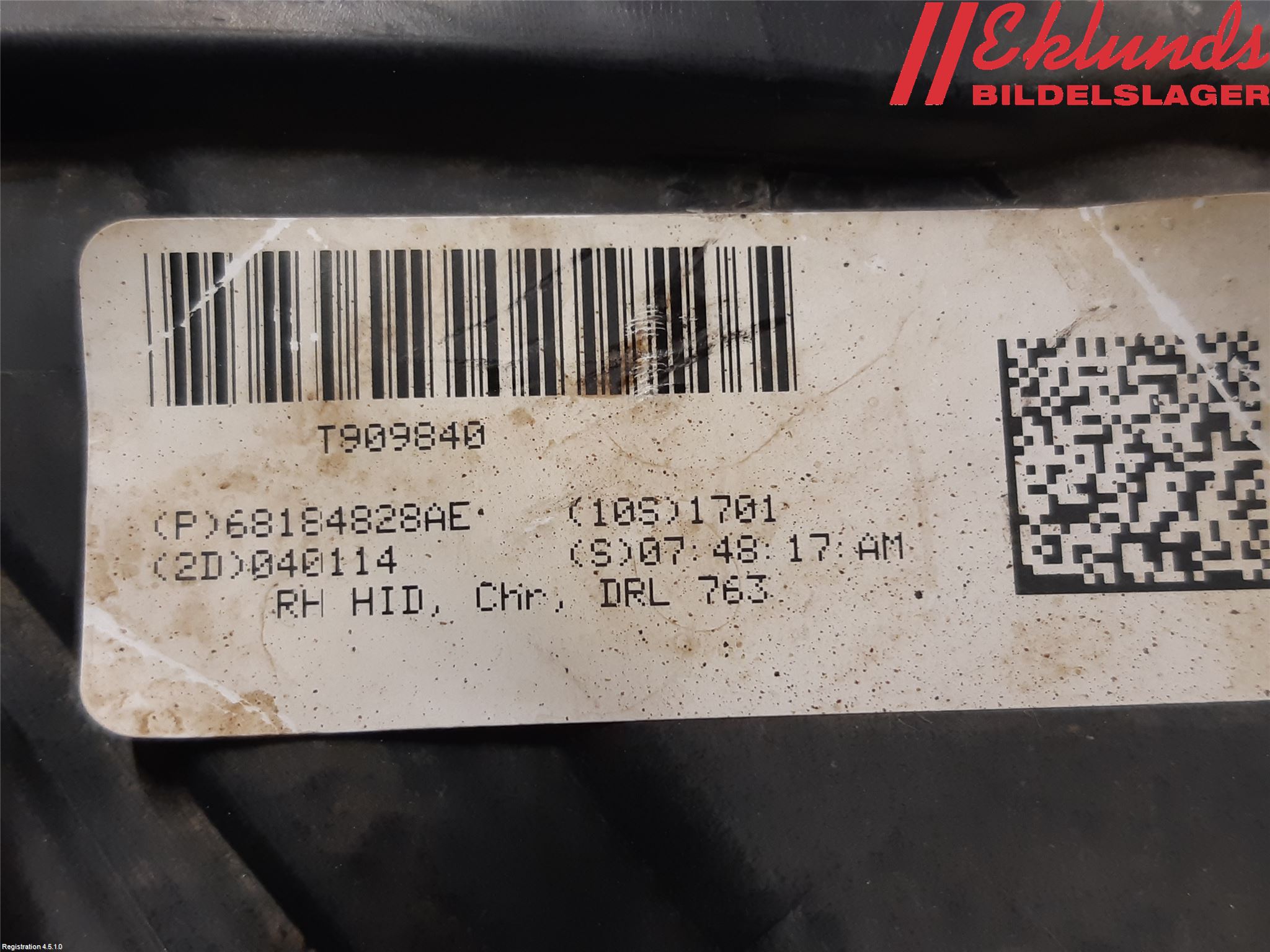 Dodge DURANGO Strålkastare Höger