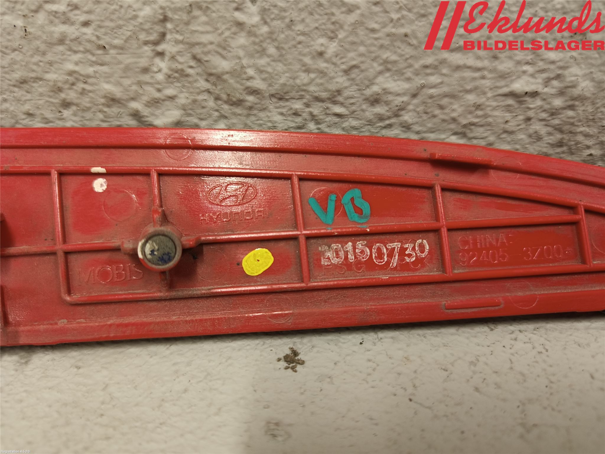 Hyundai i40 16-18 Dimljus/Reflex Bak