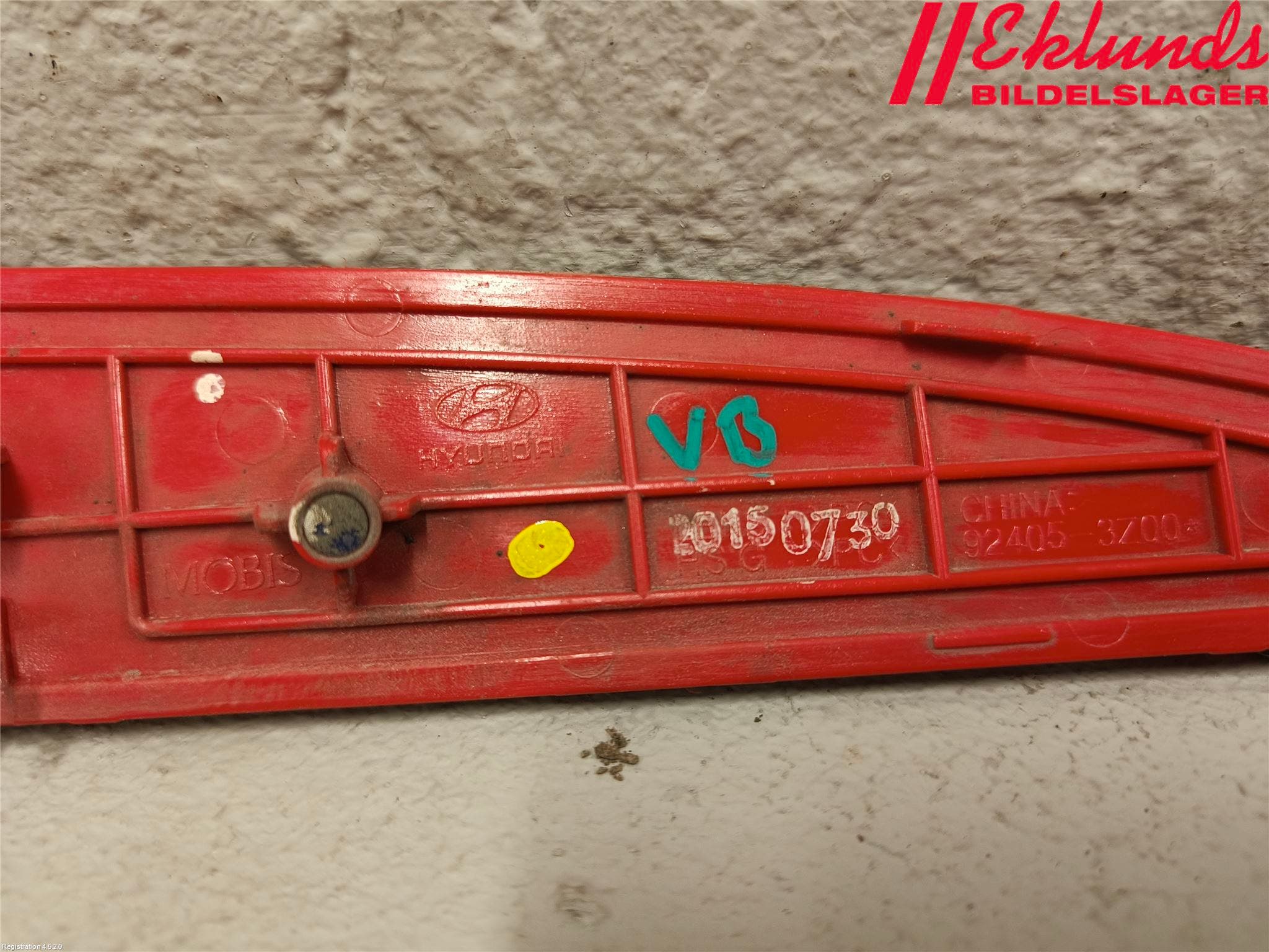 Hyundai i40 16-18 Dimljus/Reflex Bak