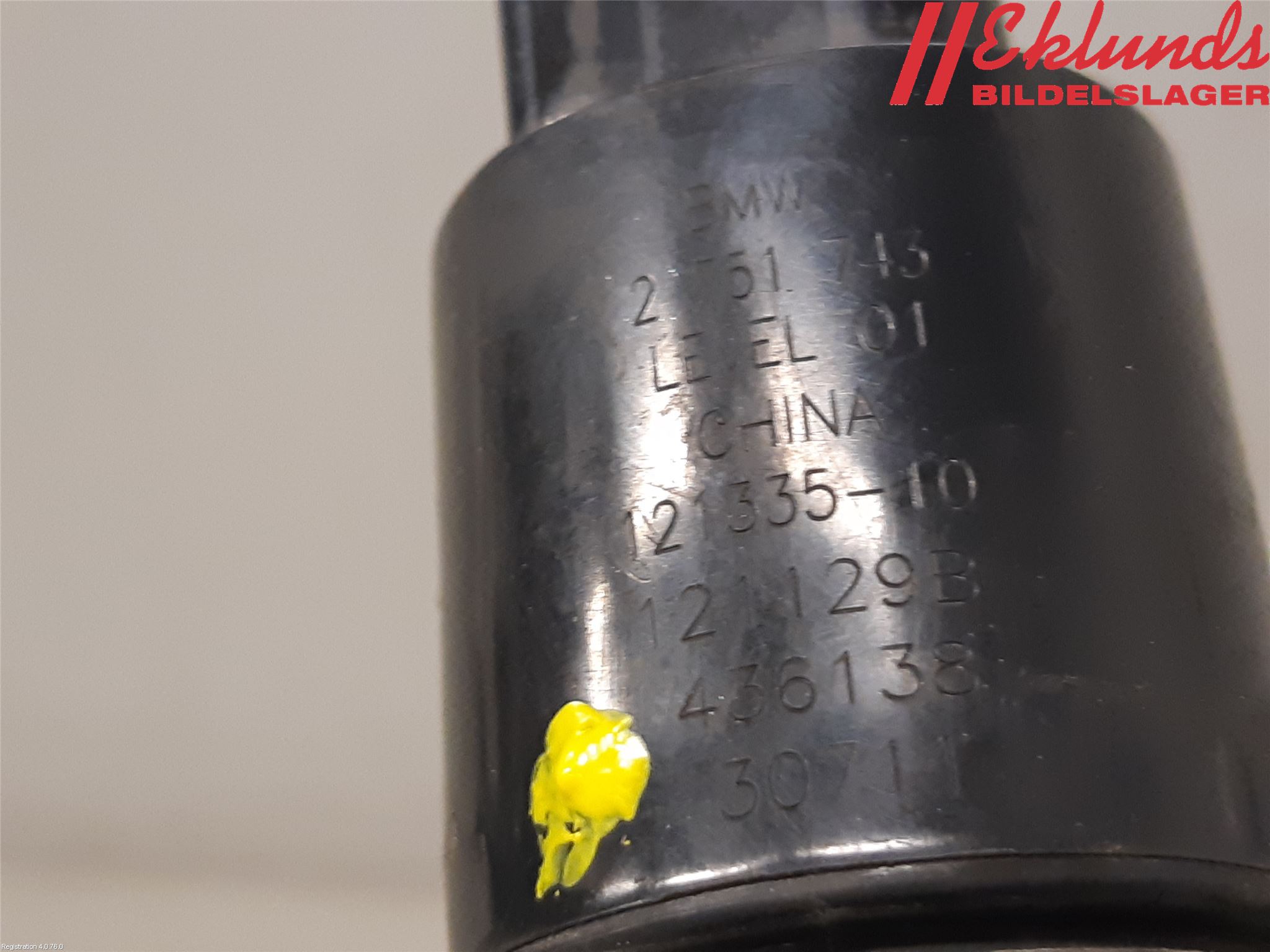 BMW 5 F10/F11/F18 09-17 Spolarpump Vindruta