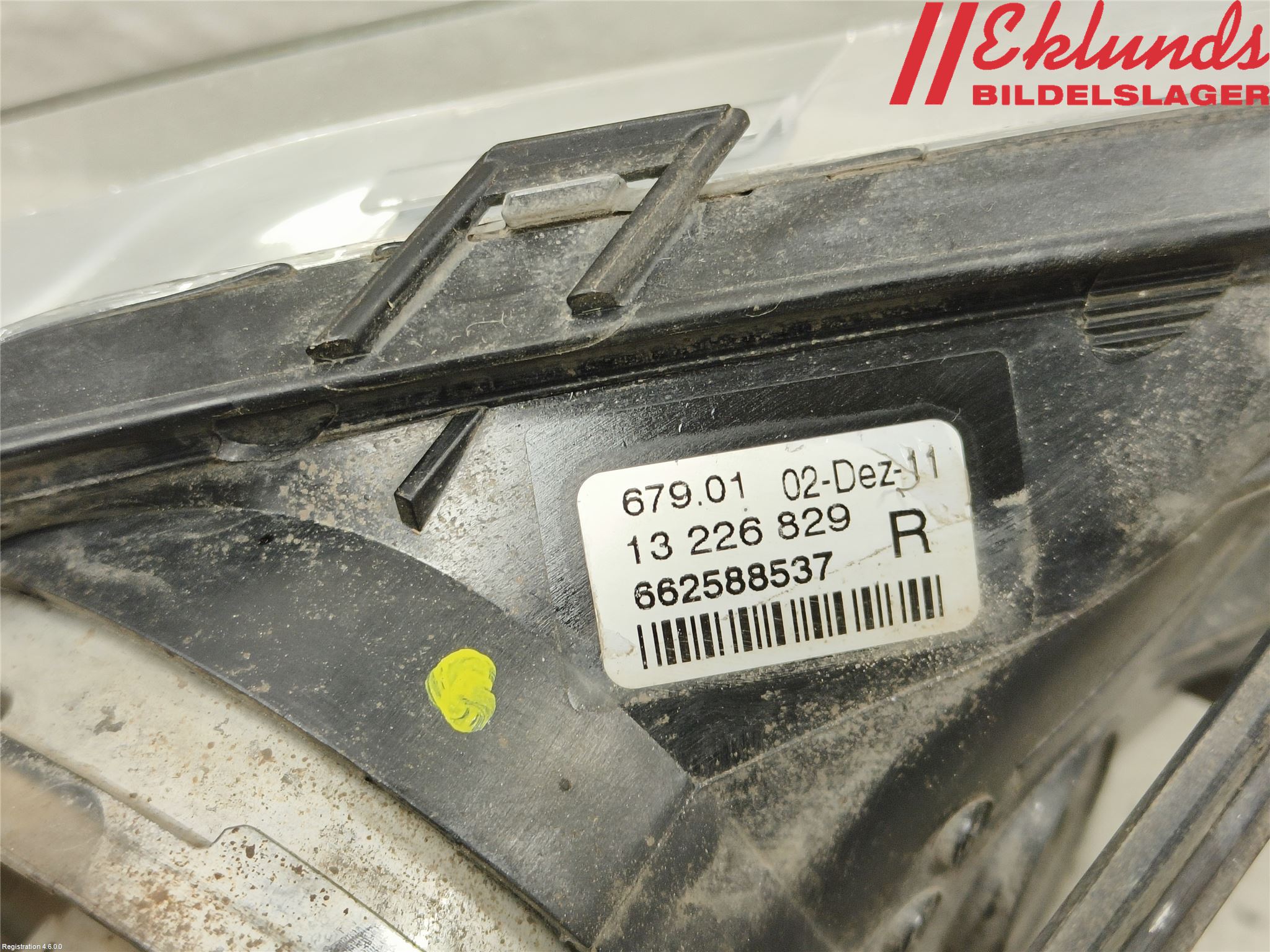 Opel INSIGNIA 09-16 Dimljus-Varselljus Fram
