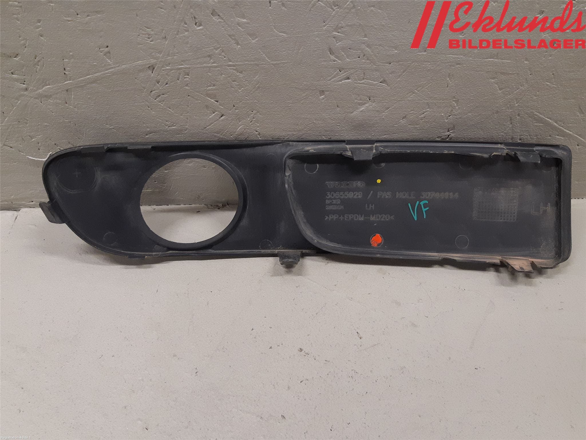 Volvo S80 07-13 Dimljussarg Fram