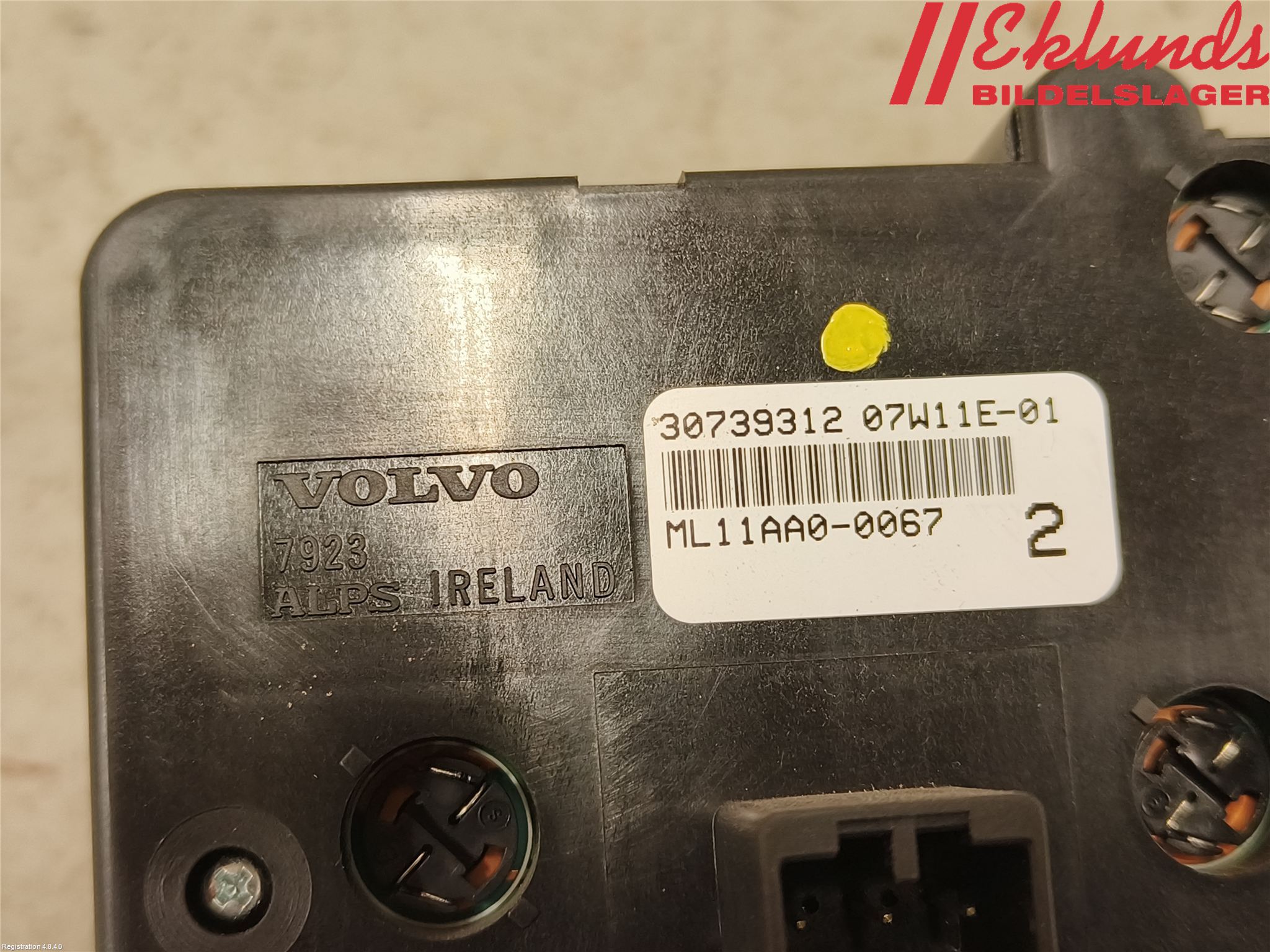 Volvo V70 05-08 Strömställare Ljus