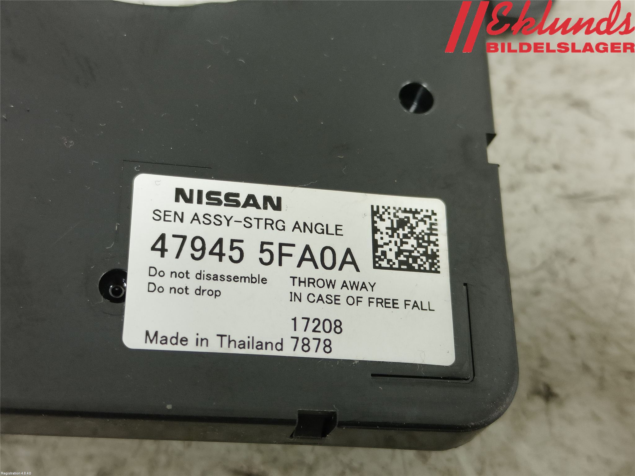 Nissan MICRA 17- Givare Rattutslag