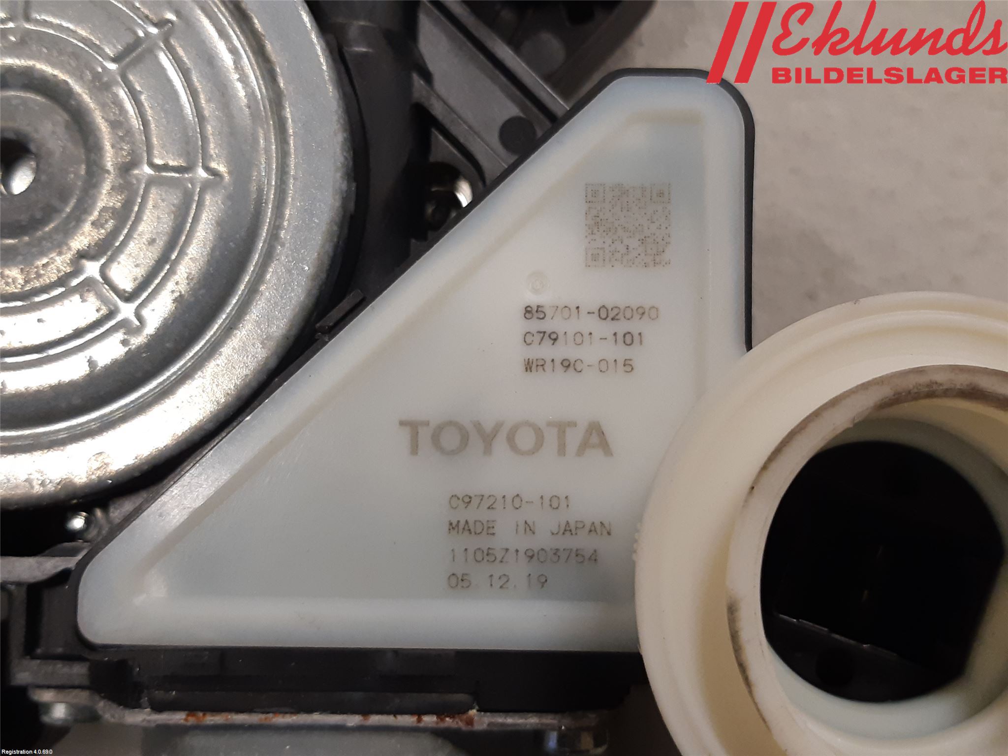 Toyota COROLLA 19- Fönsterhiss El Kompl