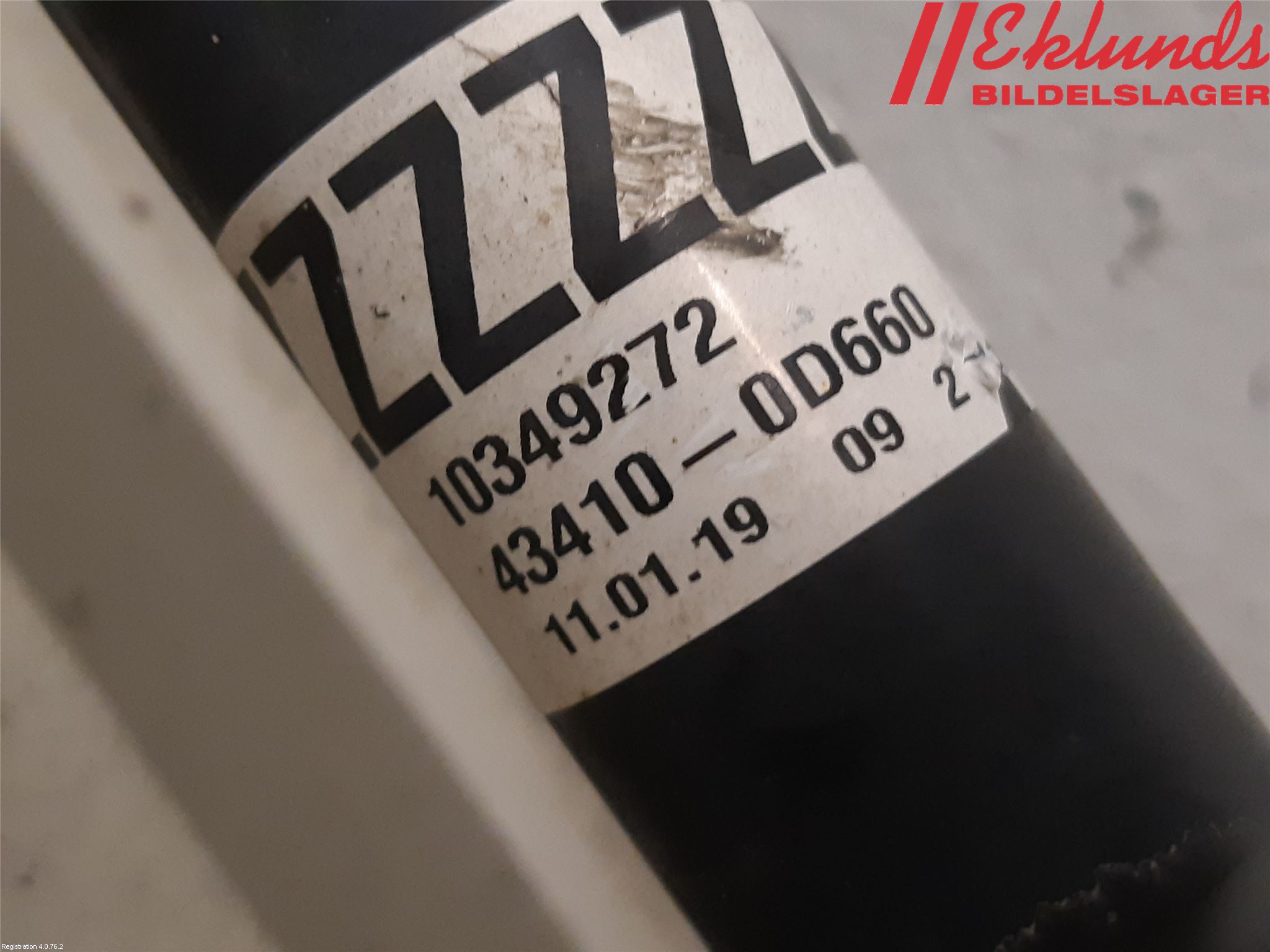 Toyota YARIS XP130 15-20 Drivaxel Fram Höger