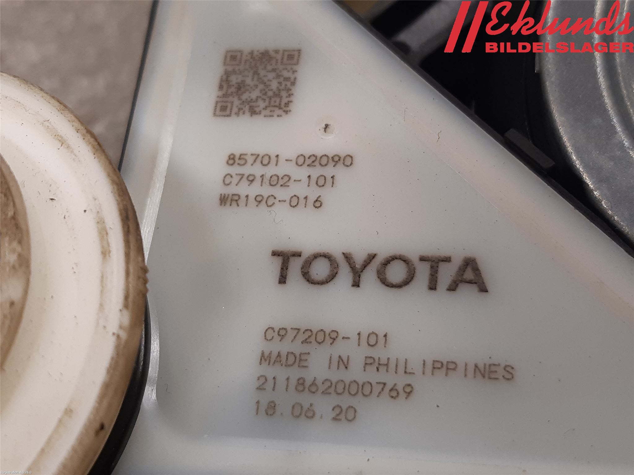 Toyota COROLLA 19- Fönsterhiss El Kompl