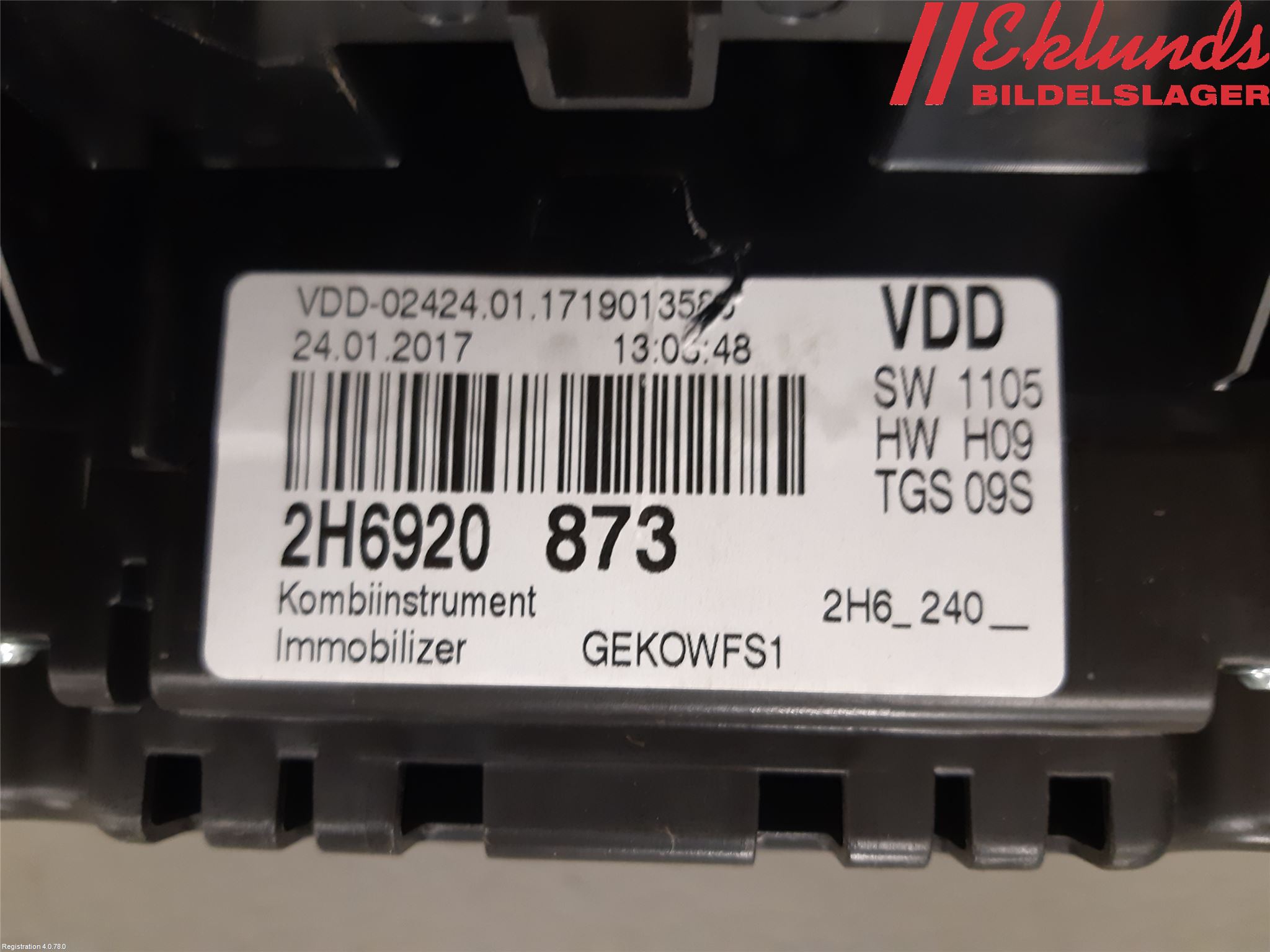 Volkswagen VW AMAROK 2H 10-22 Instrument Komb