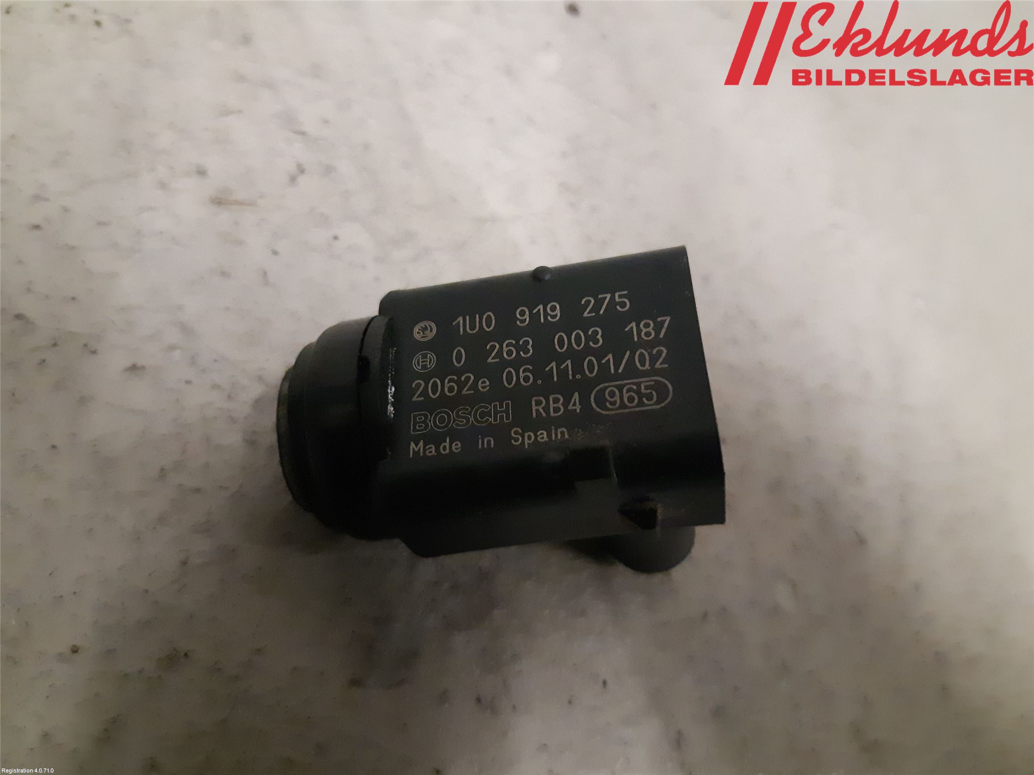 Volkswagen VW GOLF PLUS/CROSS GOLF 04-14 Parkeringshjälp Backsensor