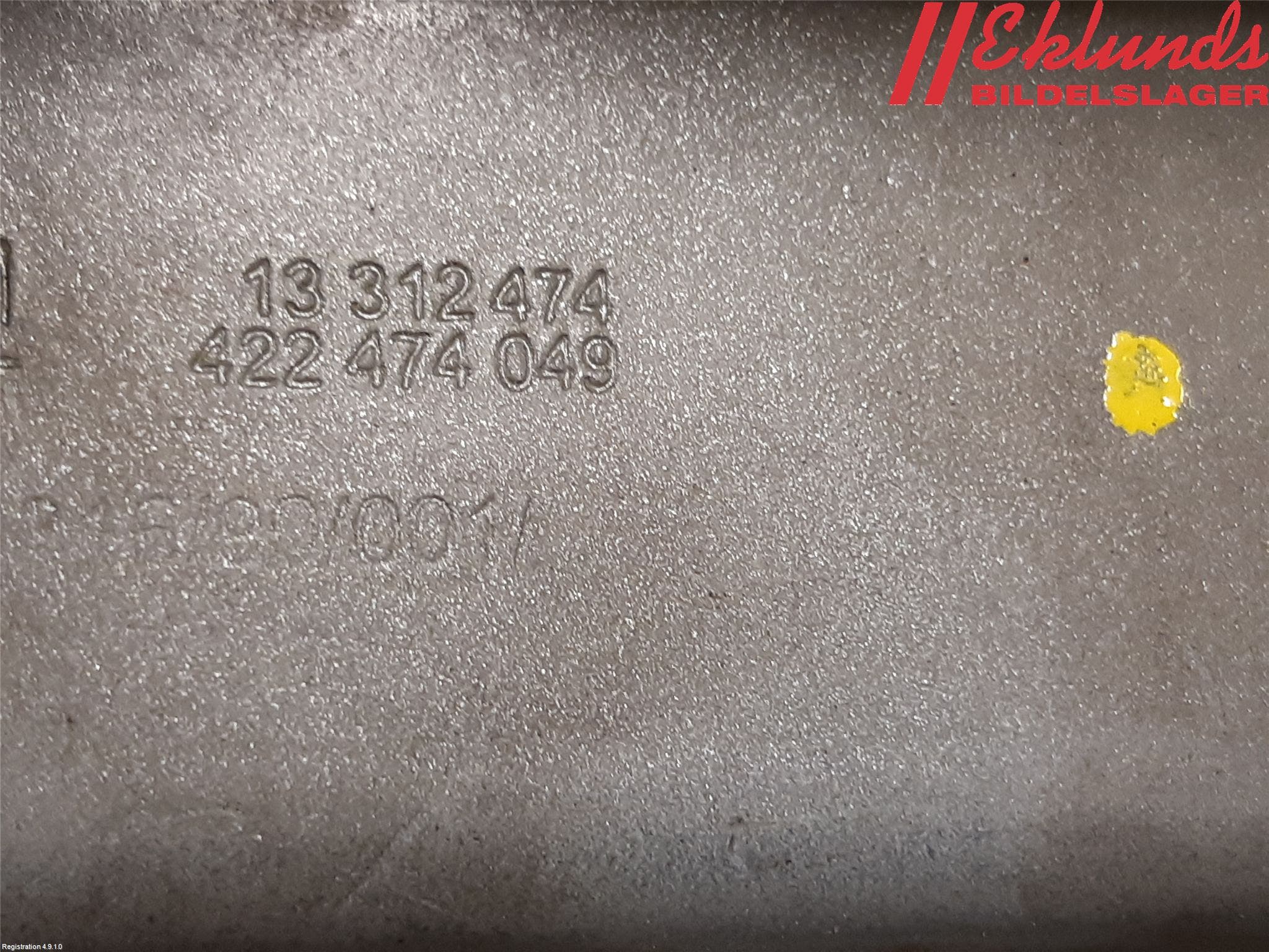 Opel ASTRA J 10-15 Kylarfäste-Ram-Balk