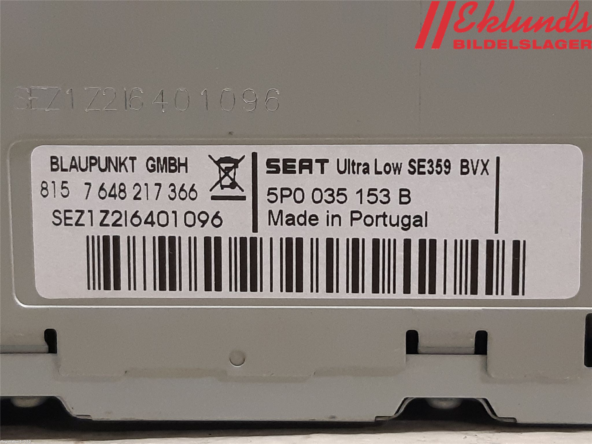 Seat ALTEA Cd Radio - Multimediapanel