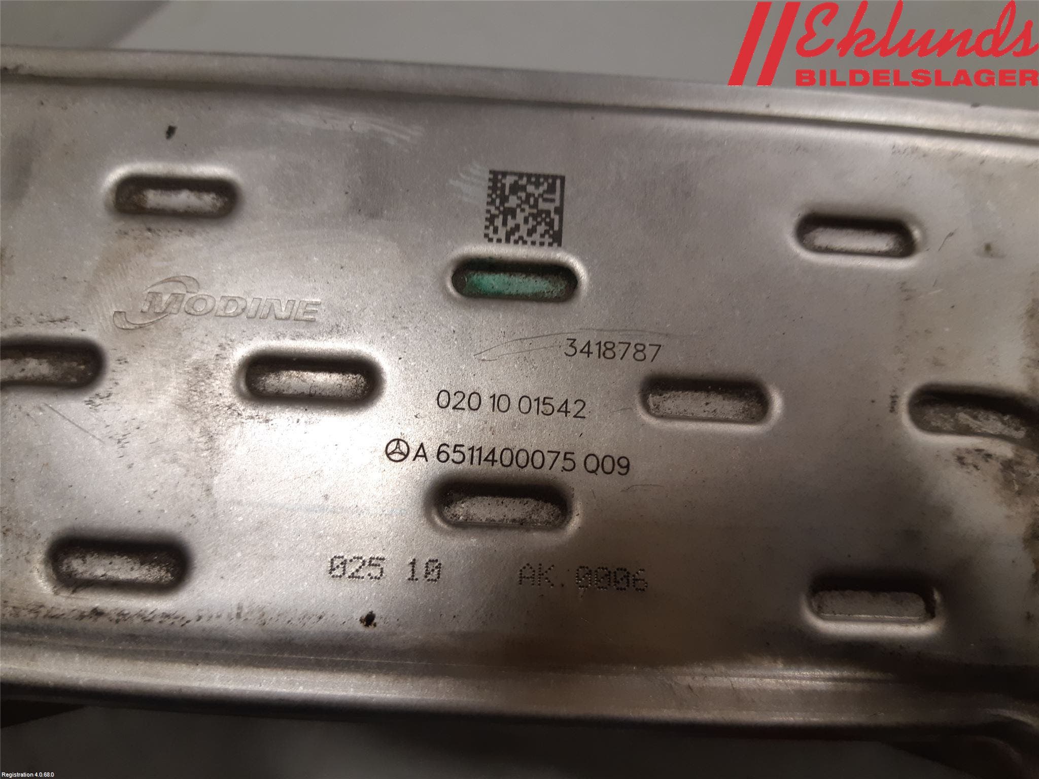 Mercedes-Benz MB C-KLASS (W204) 07-15 Avgaskylare