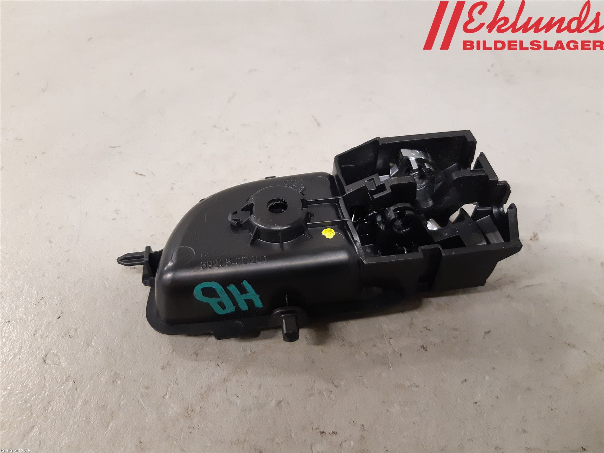 Toyota YARIS XP130 15-20 Dörrhandtag Inre Hö