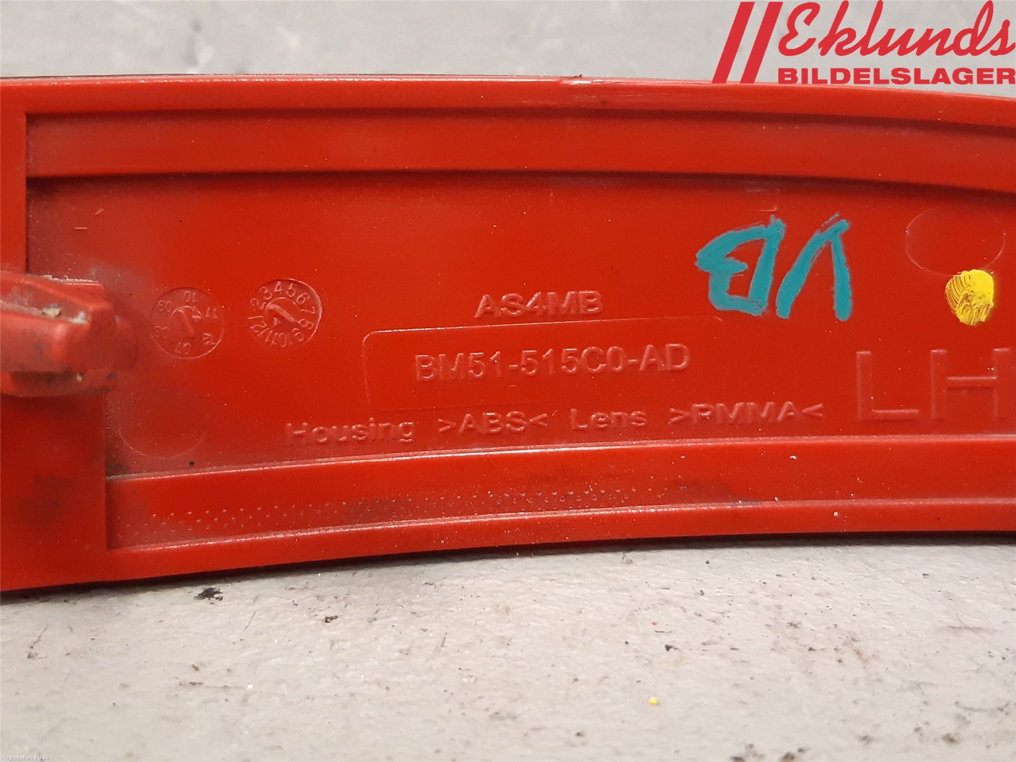 Ford FOCUS 11-14 Dimljus/Reflex Bak