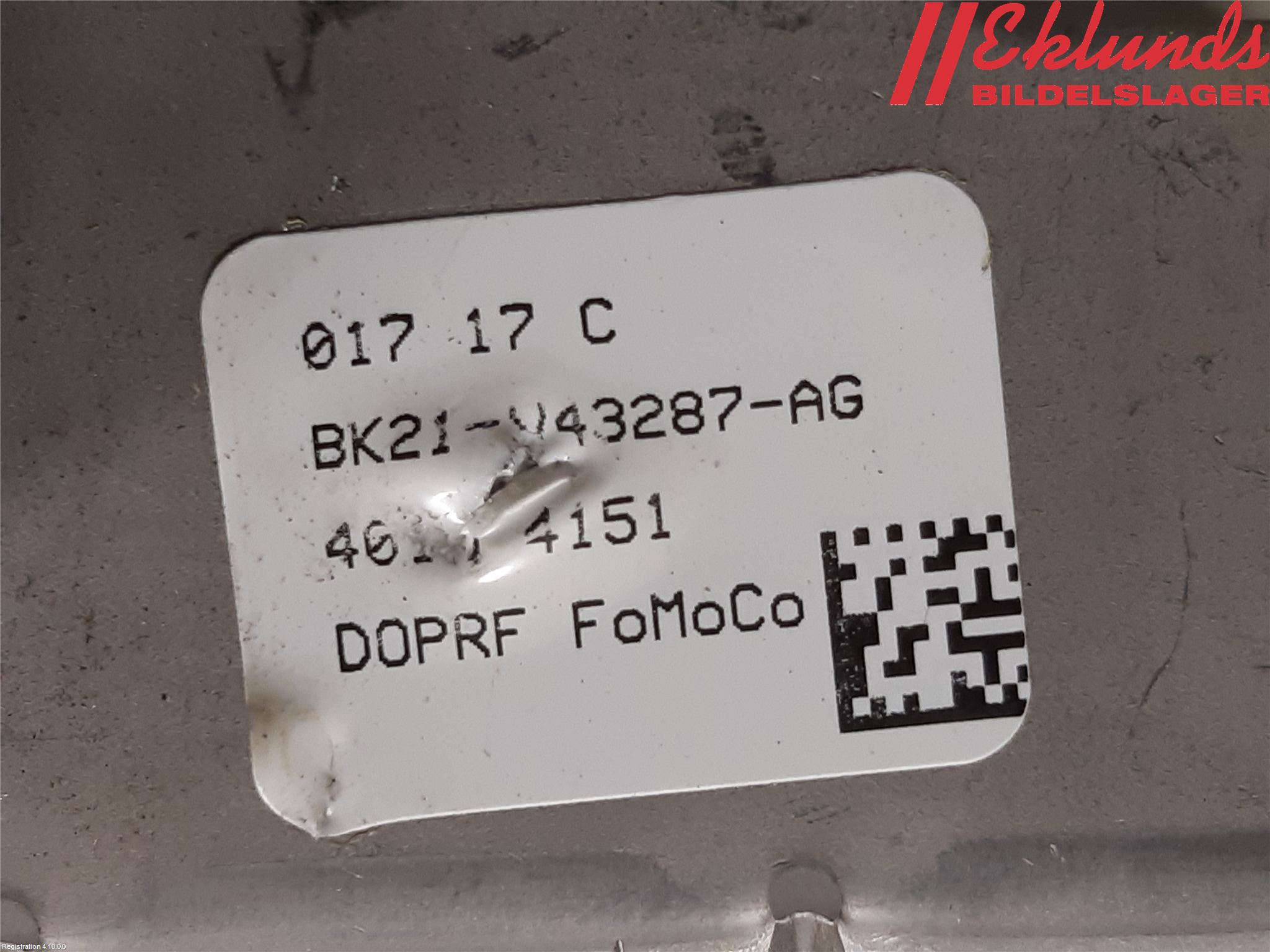 Ford TRANSIT SKÅP/BUSS 14-22 Låskista-Dörrlås