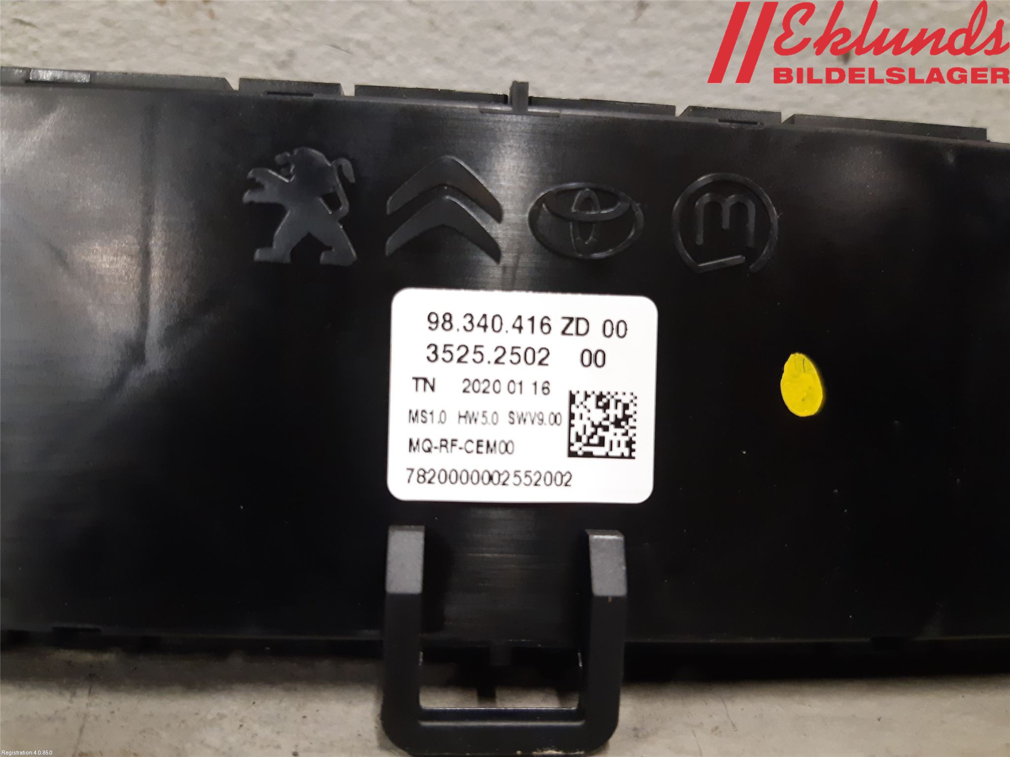 Peugeot PARTNER/E-PARTNER 19- Ac Styrenhet Ac Manöveren