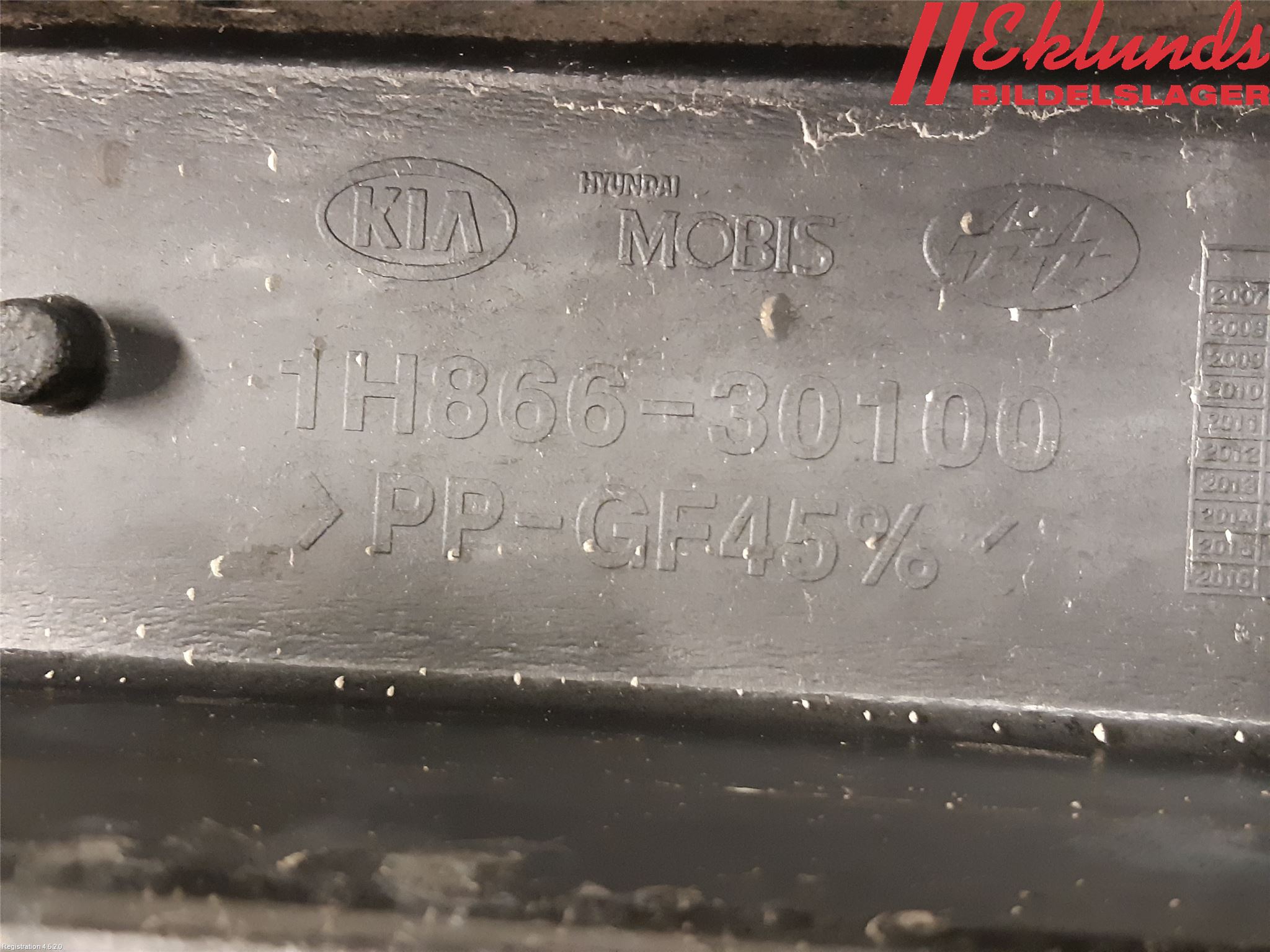 Kia CEED 06-12 Stötfångarbalk Bak