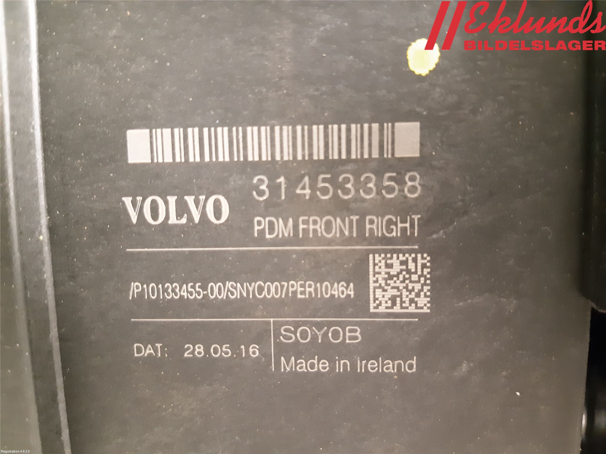 Volvo XC90/RECHARGE 16- Fönsterhiss El Kompl