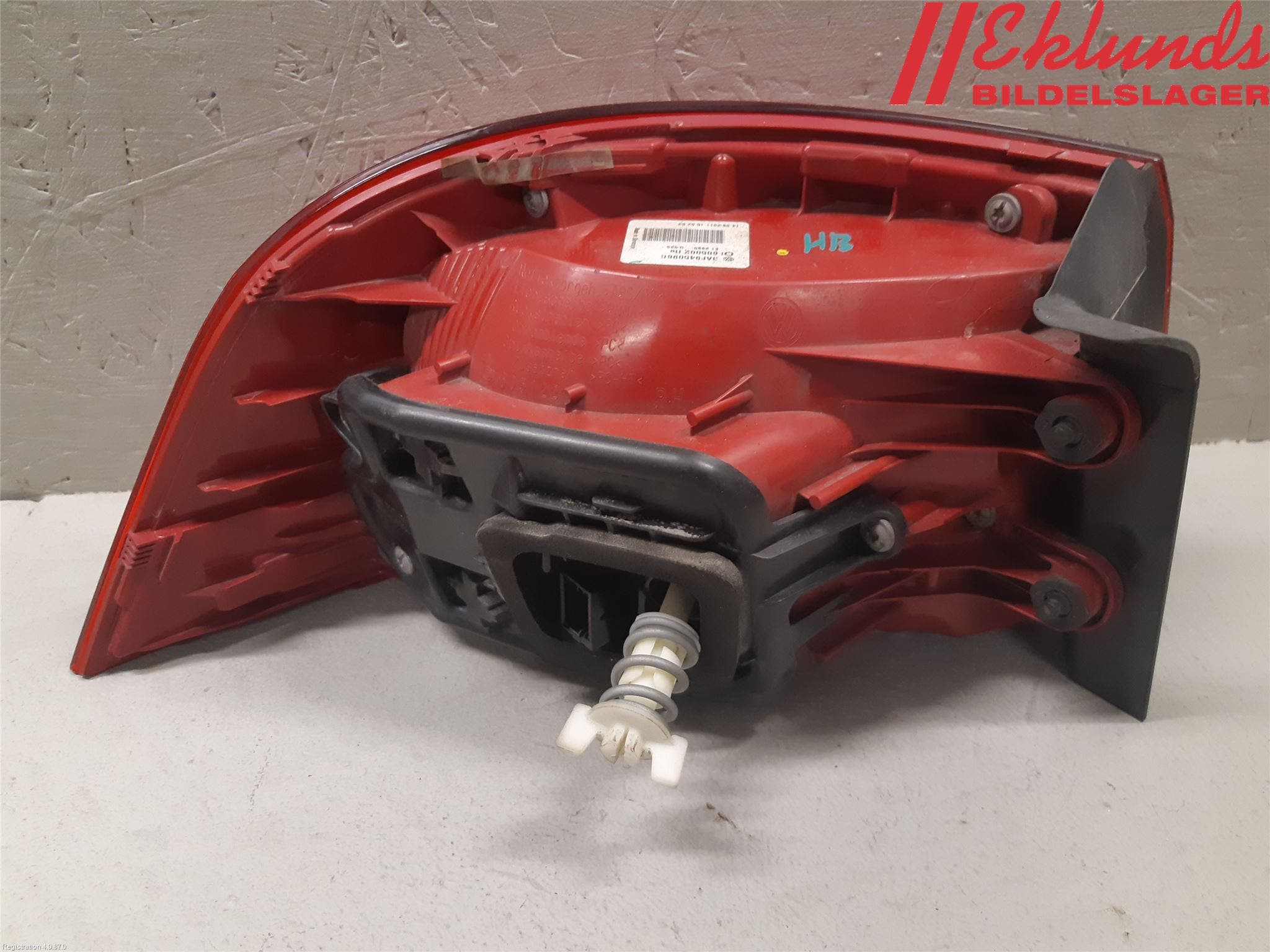 Volkswagen VW PASSAT 11-14 Bakljus Höger