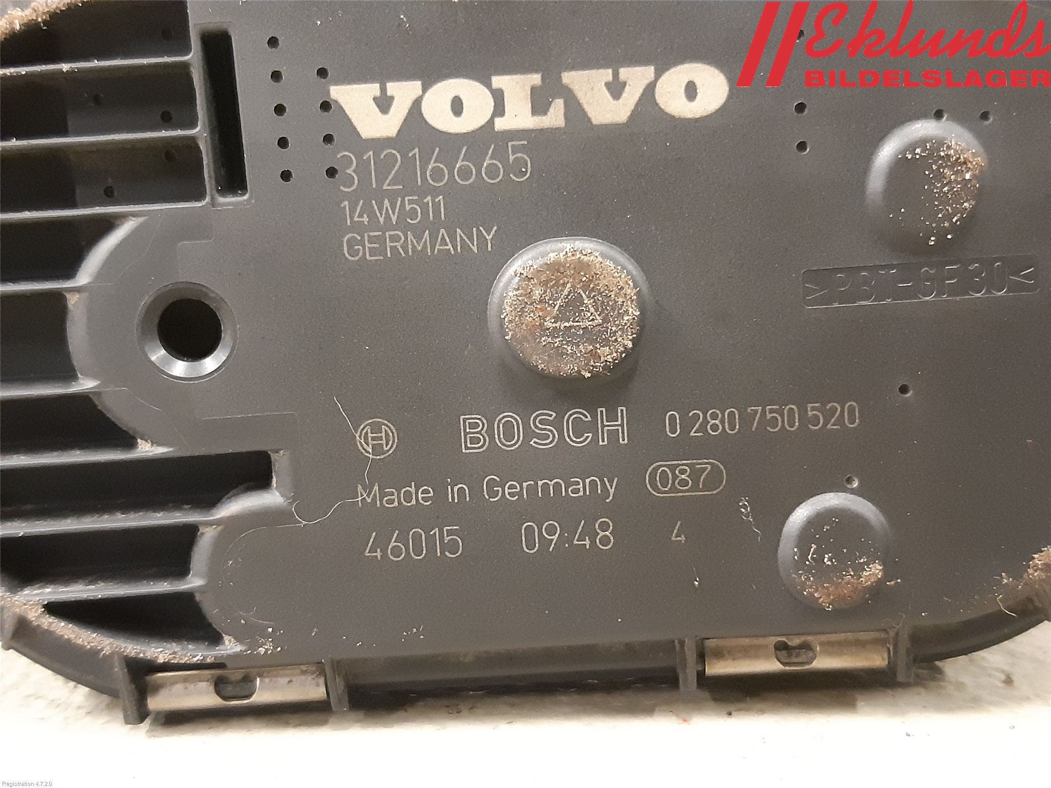 Volvo V70 14-16 Injspjällhus