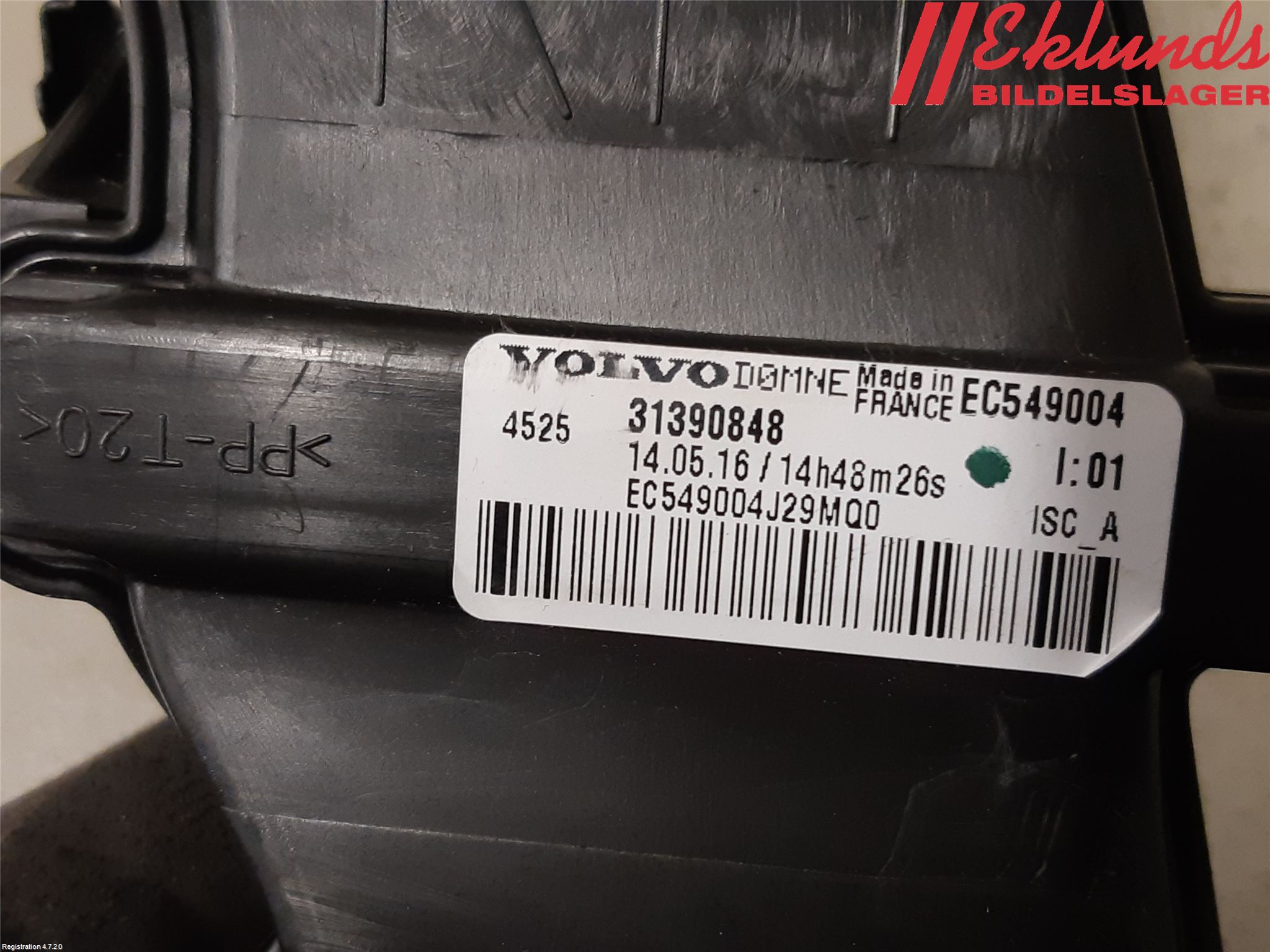 Volvo XC90/RECHARGE 16- Defrosterkanal-Munstycke
