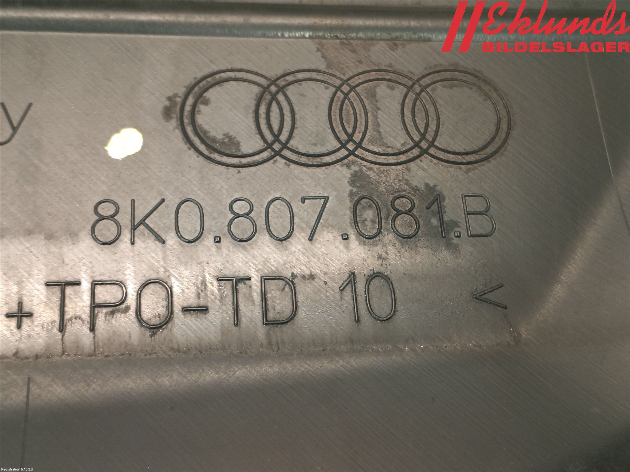 Audi A4 ALLROAD 09-16 Täckplast Front
