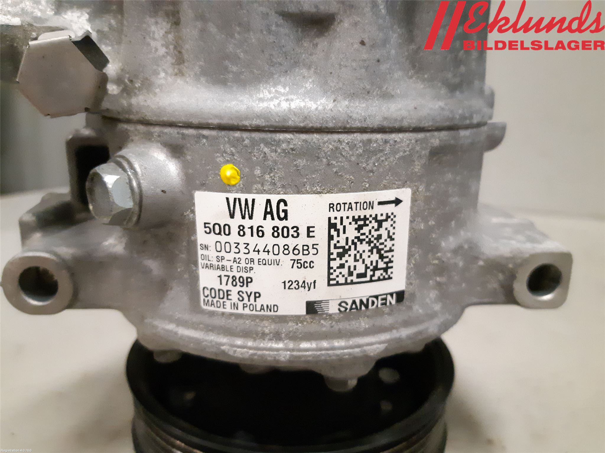 Skoda FABIA 15-21 Ac Kompressor