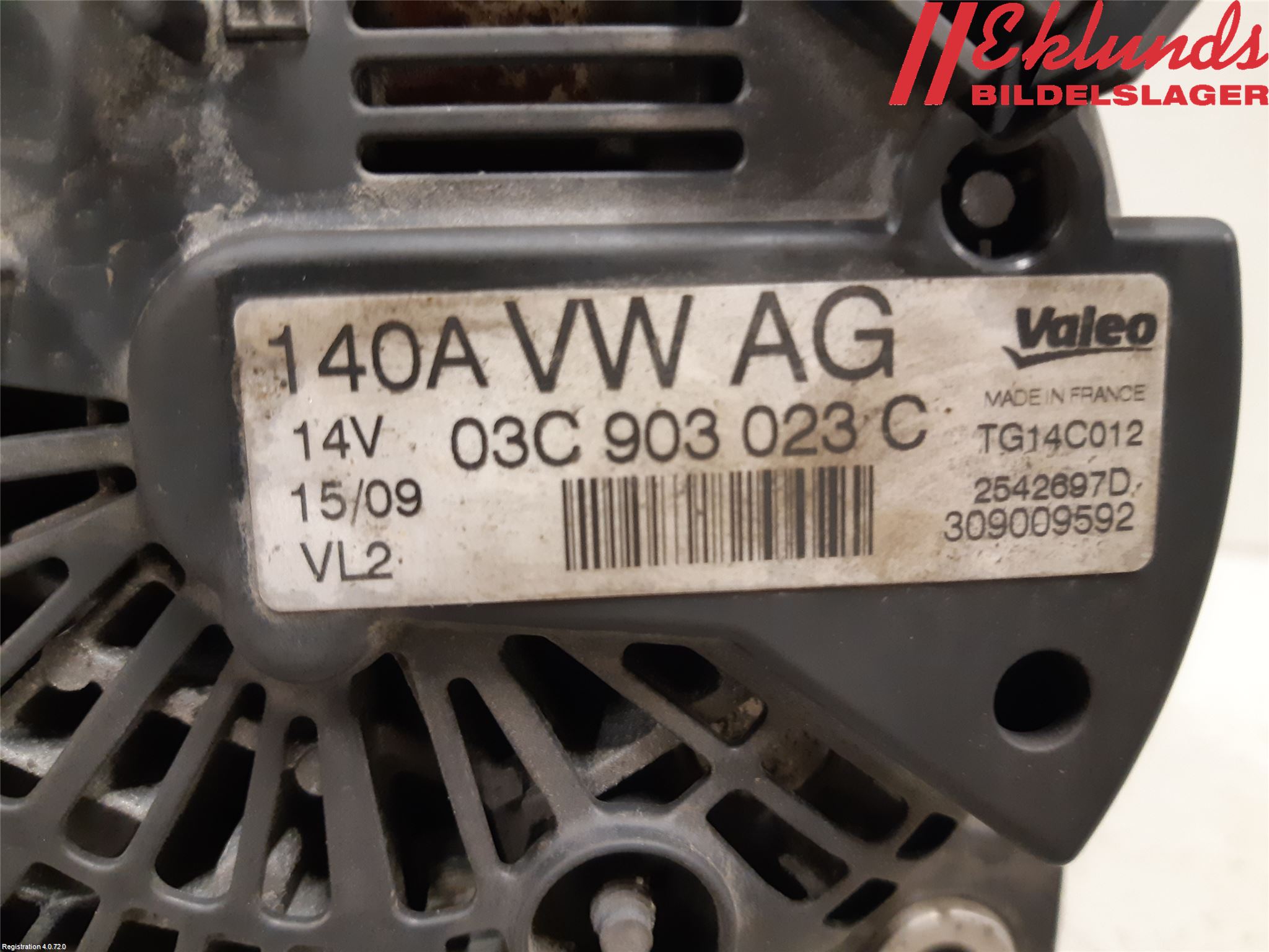 Volkswagen VW PASSAT 05-11 Generator
