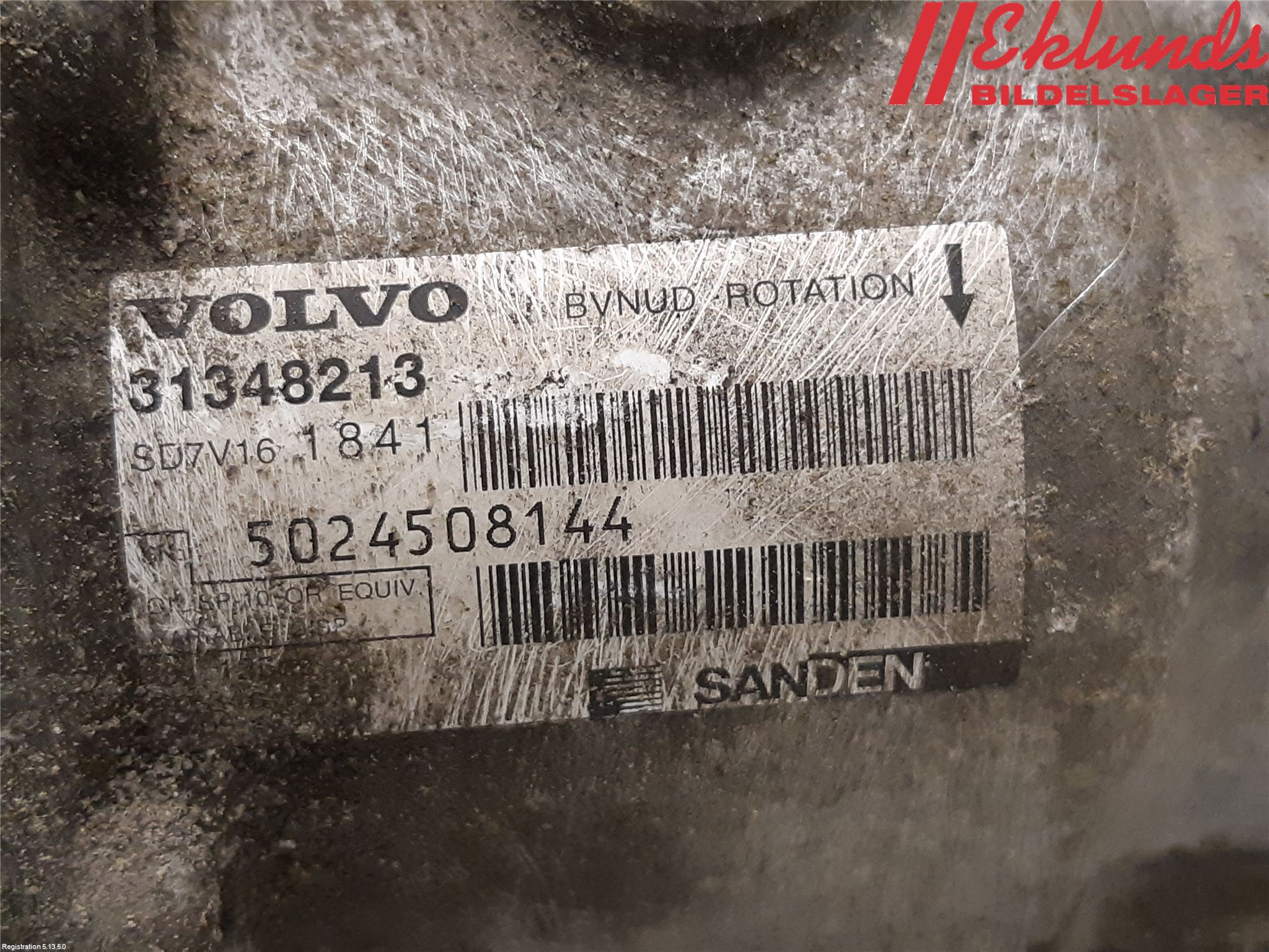Volvo V60 11-13 Ac Kompressor