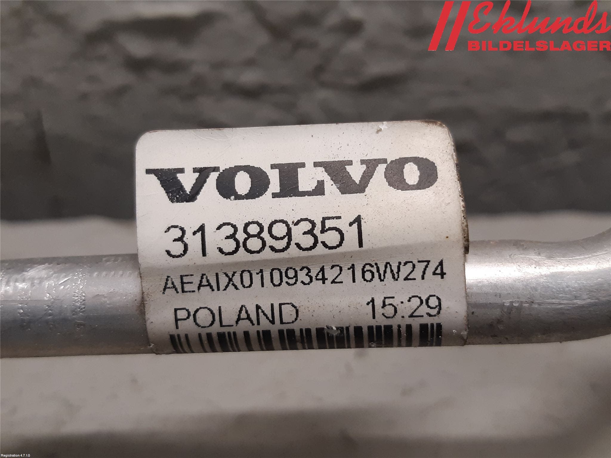 Volvo XC90/RECHARGE 16- Ac Slang-Rör